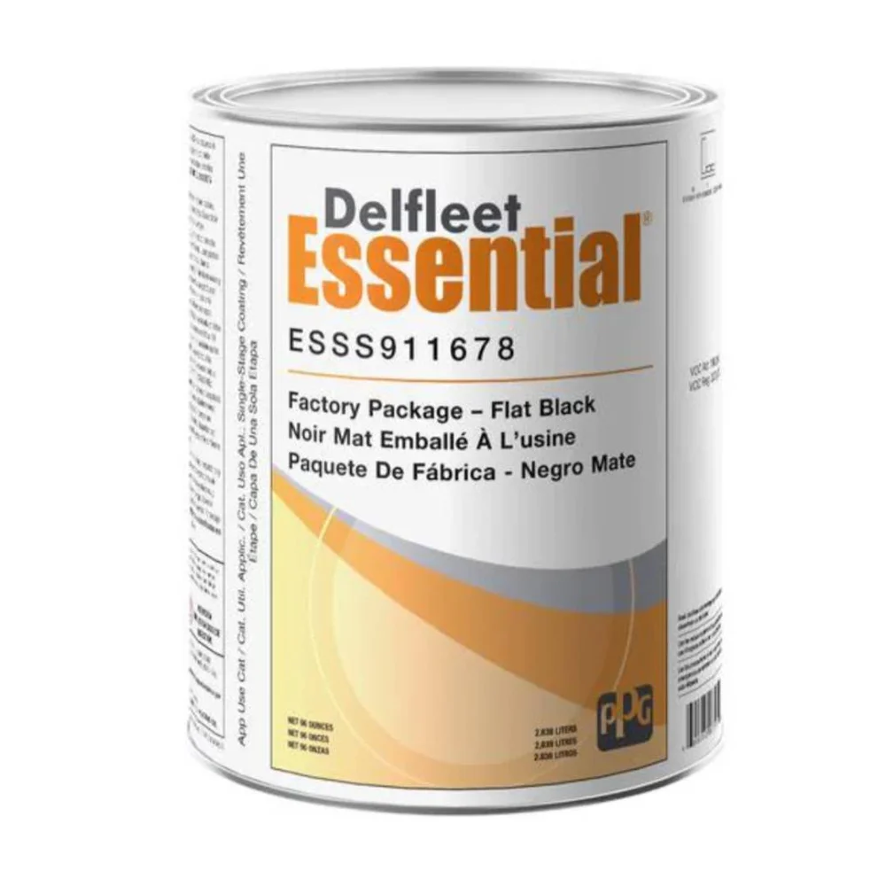 Delfleet Essential® Flat Black | Single Stage Polyurethane Enamel