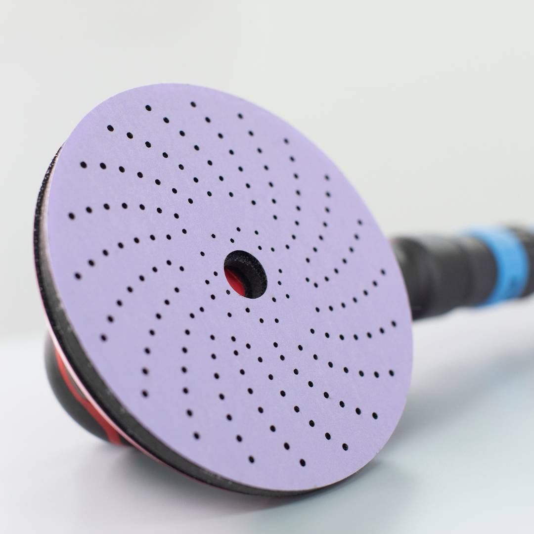 3M Cubitron II 6in Purple Hookit Application 3-min.png