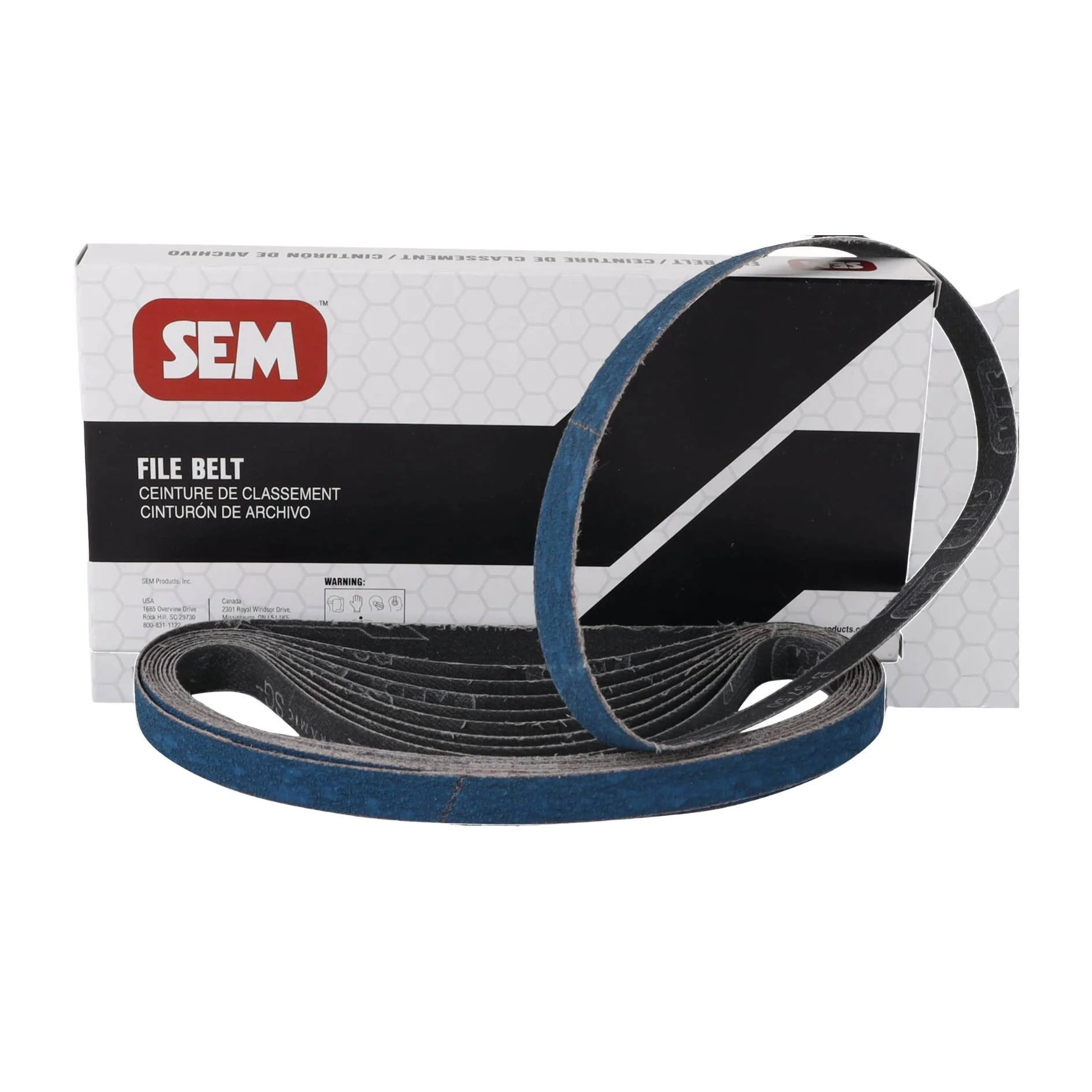 SEM 1/2" x 18" 36 grit