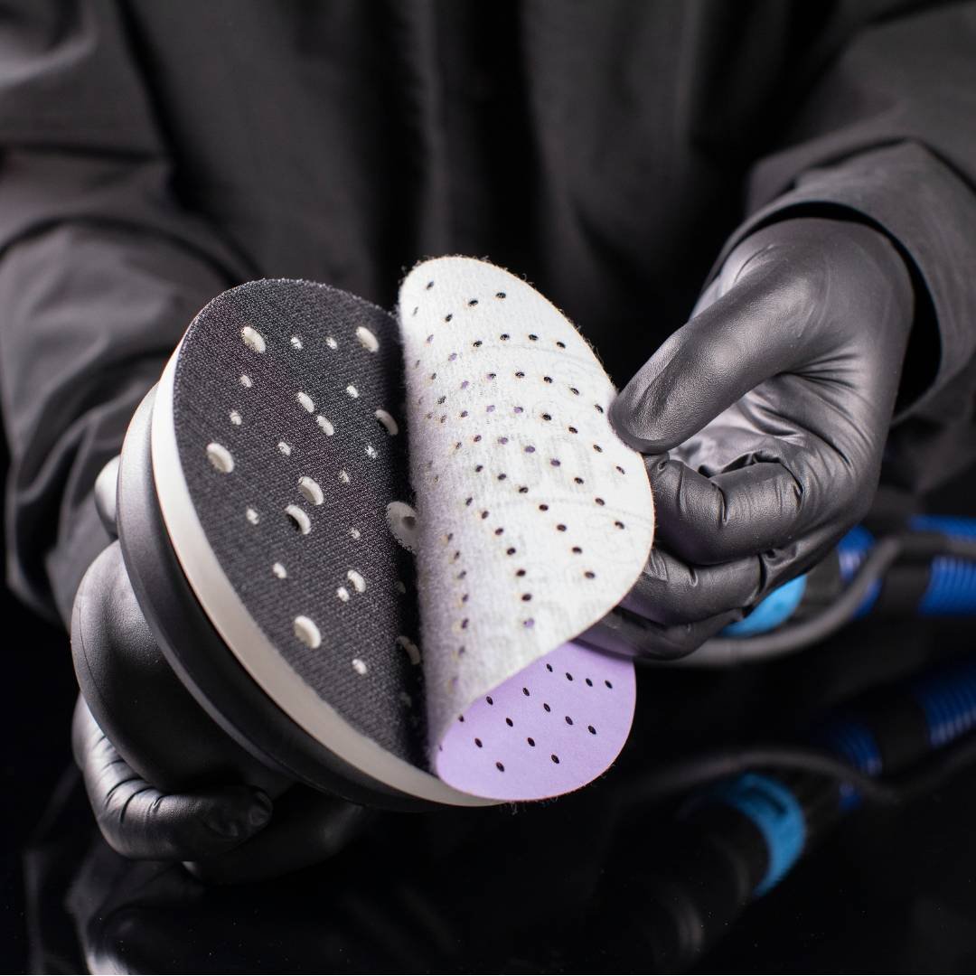 3M Cubitron II 6in Purple Hookit Application 2-min.png