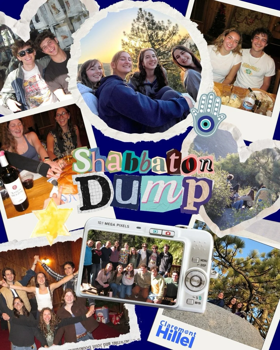 POV you just went on a Shabbaton and your heart is full 🫶 Jewish community, leadership growth, and core memories made! ✡️ Thank you to everyone who joined us and made this past weekend amazing! 🤩 #claremonthillel #shabbaton #shabbat #jewish