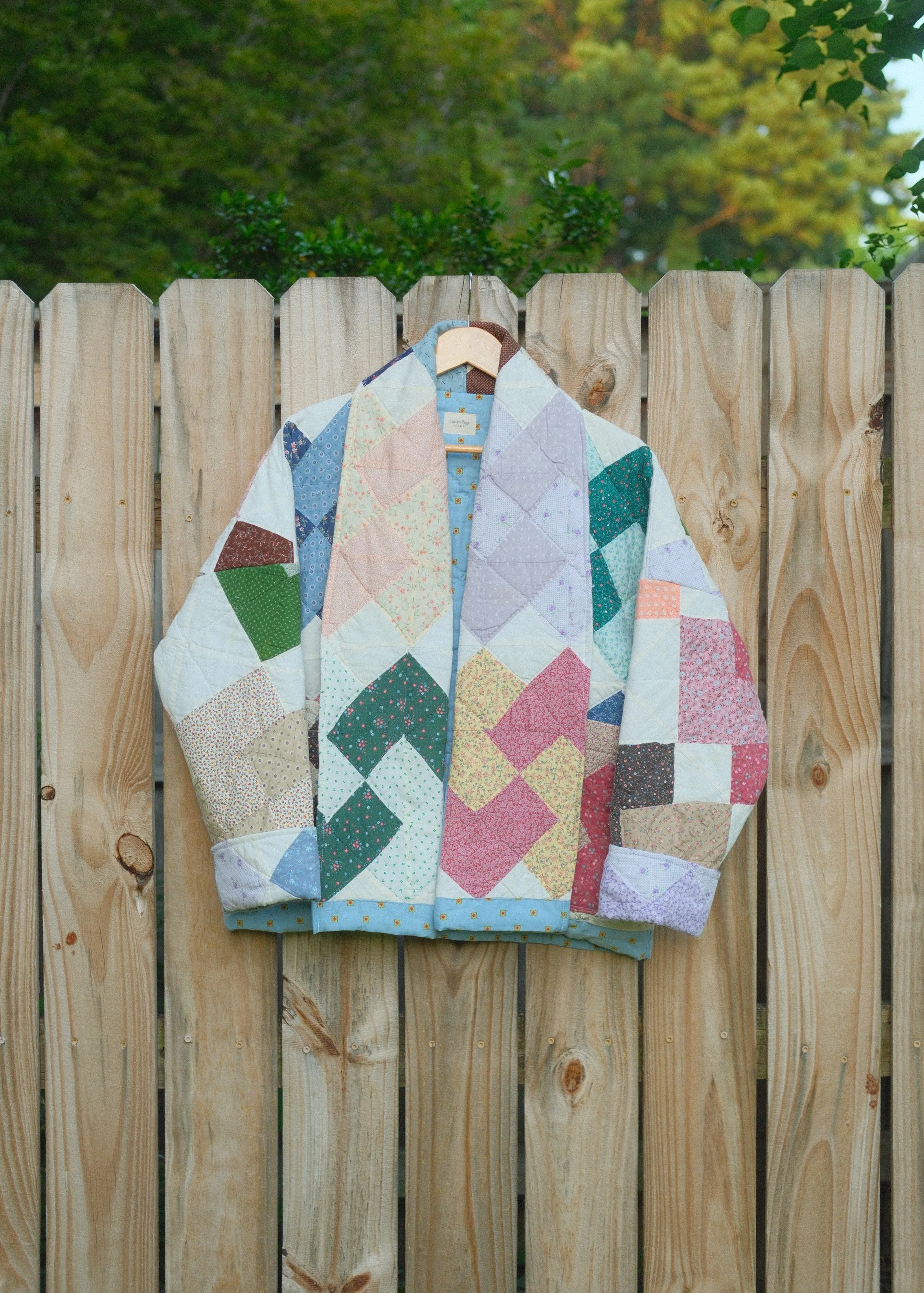 Small Shawl Style Quilted Jacket