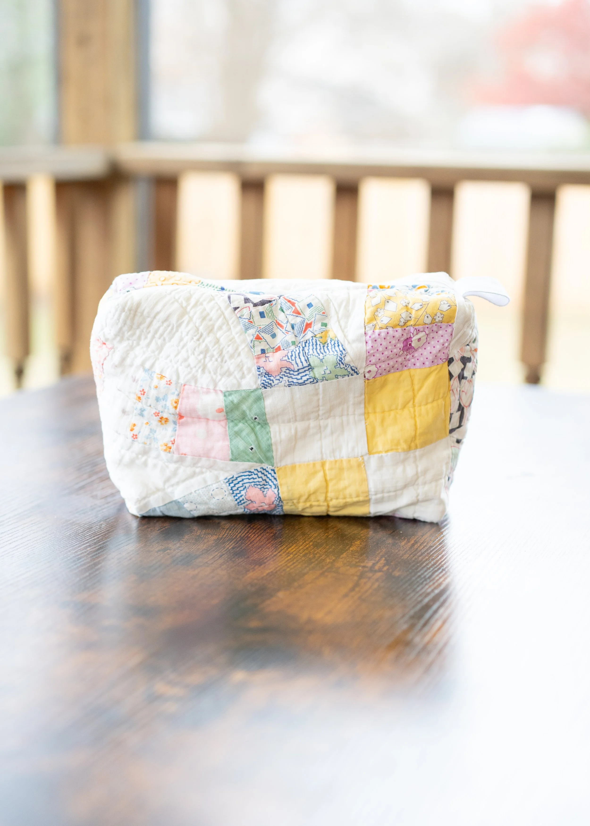 Quilted Toiletry Pouch