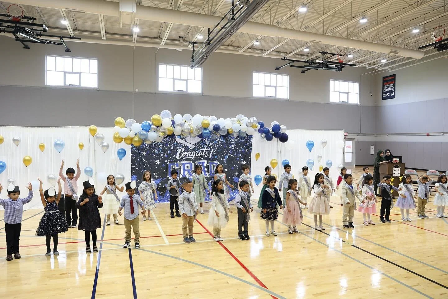 Congratulations to our youngest graduates! Our Pre-K students did a wonderful job during their graduation ceremony today! 🎓