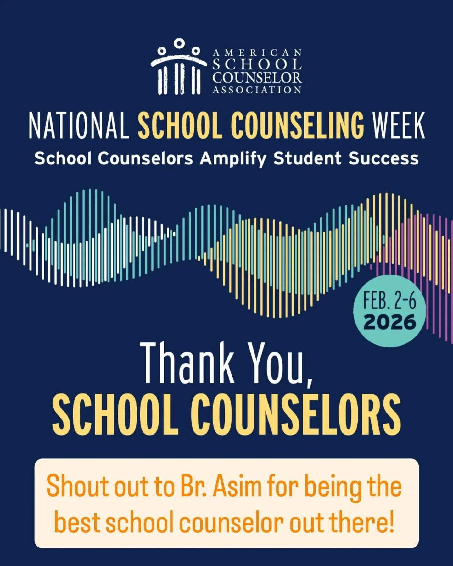 Salaam Everyone! Who thinks Br. Asim is the best school counselor? Comment below ⬇️