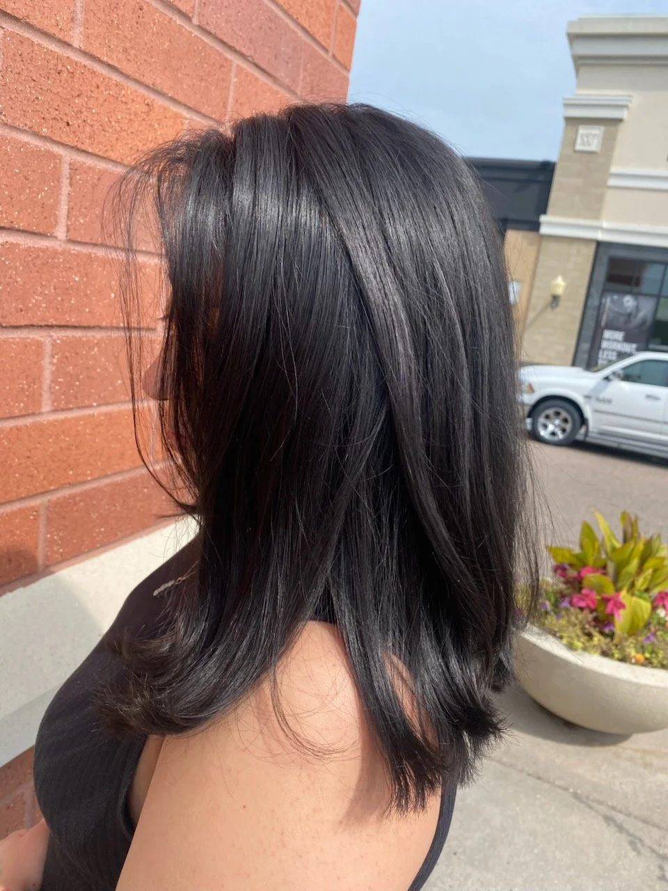 Shoulder Length Haircut