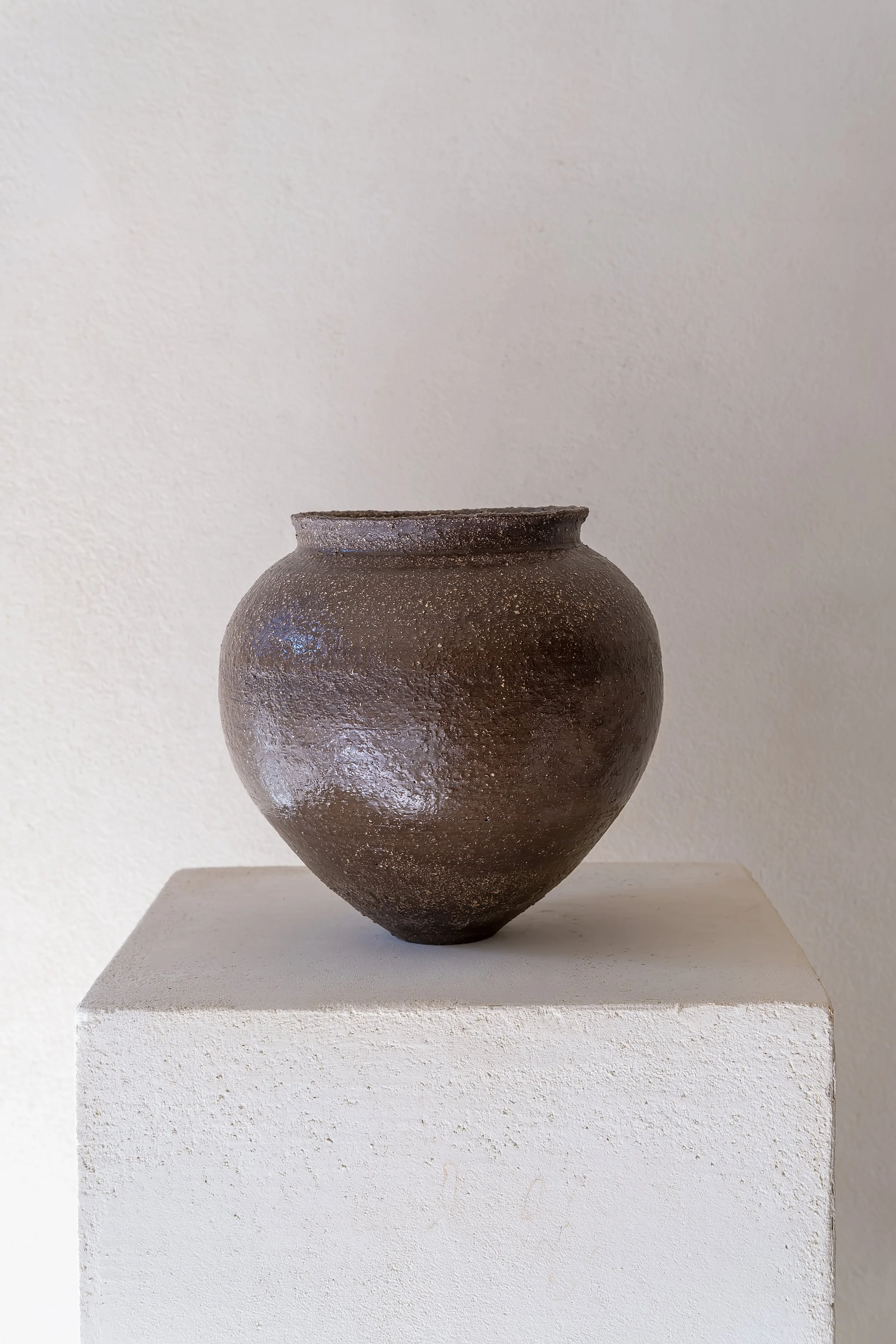 Charcoal Moon Vase