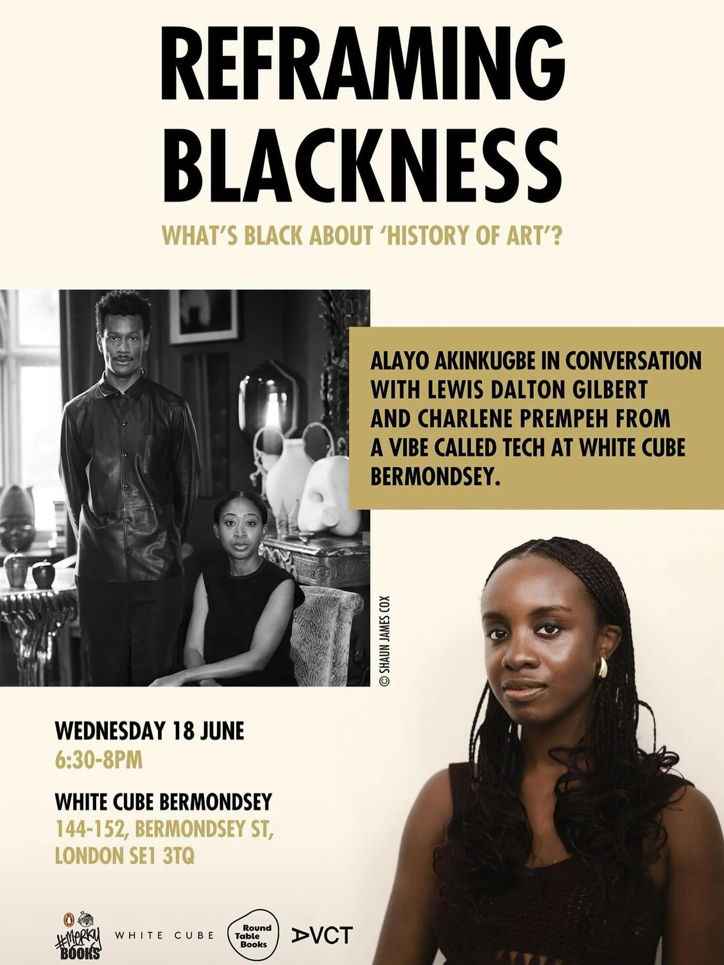 So excited to be kicking off the Reframing Blackness tour with @lewisdaltongilbert and @charleneprempeh of @vibecalledtech ✨💫 Thrilled that it&rsquo;s happening at @whitecube during the landmark exhibition of Richard Hunt&rsquo;s sculptures. A must-
