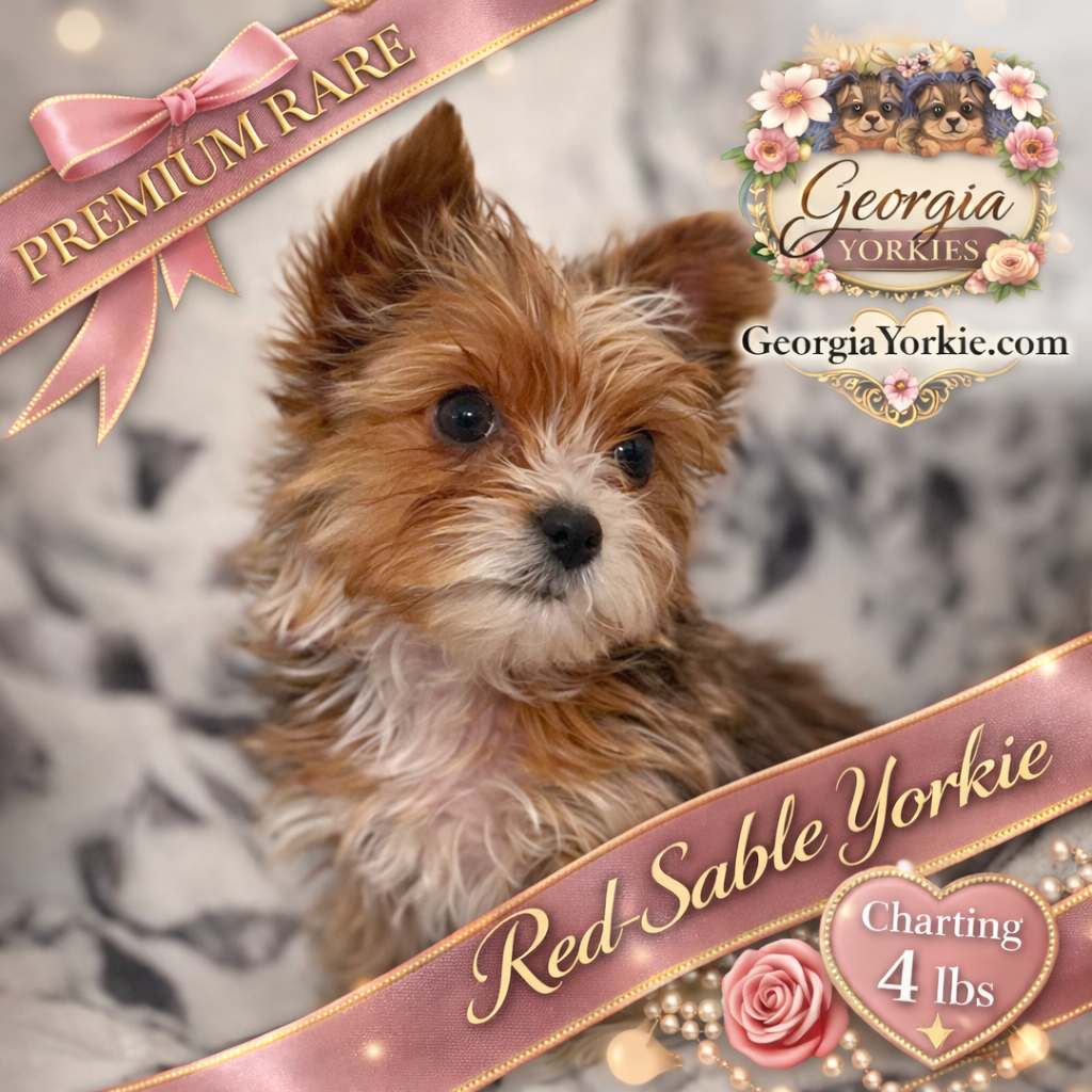 🐾✨ "Coco" Red Sable with Merle Coat ✨🐾