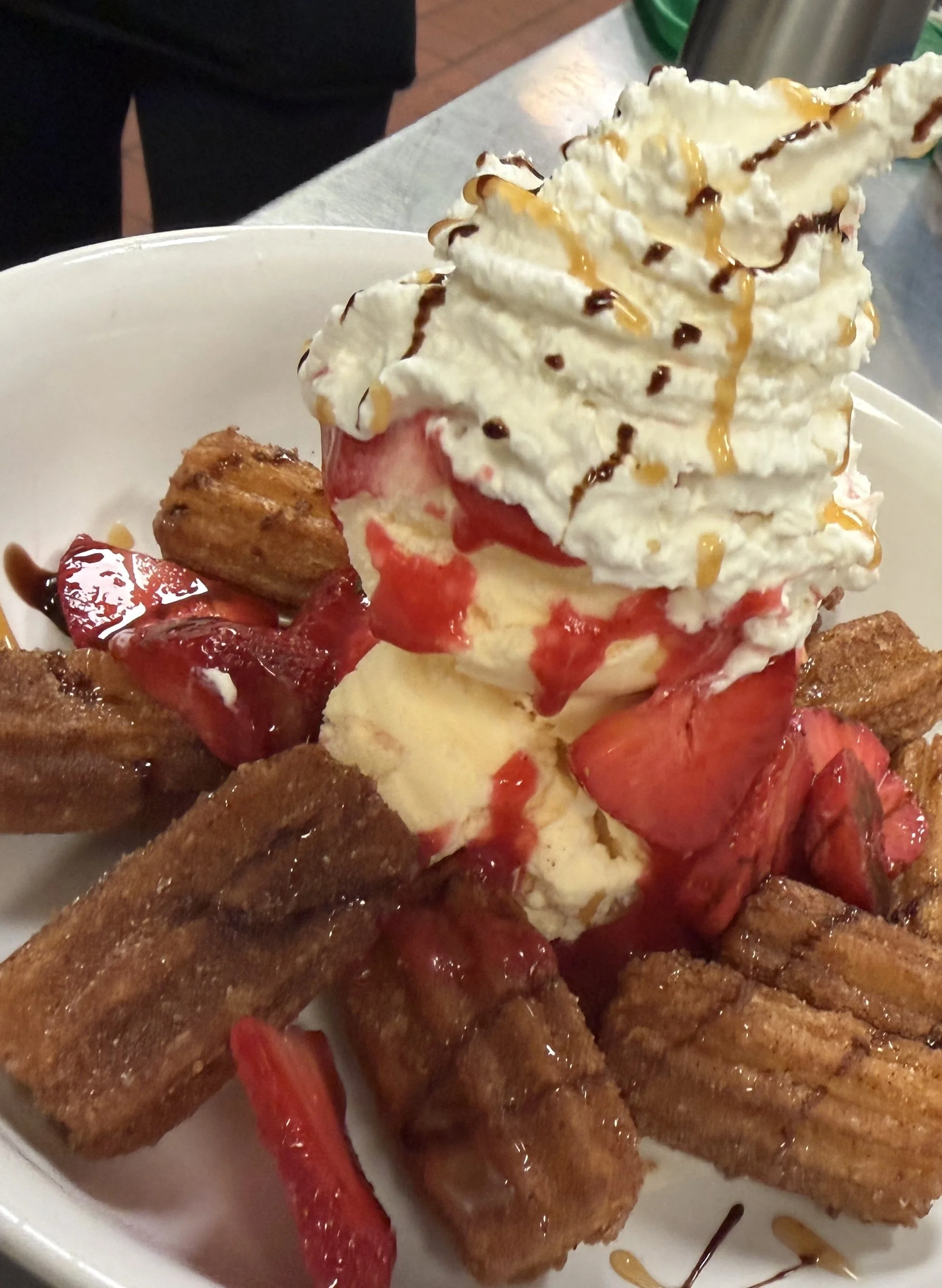Churro Sundae