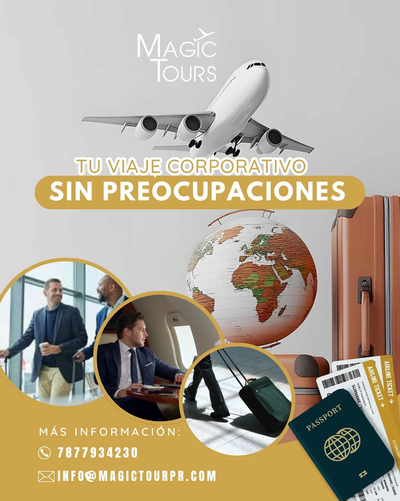 Los viajes de negocios tambi&eacute;n necesitan una buena planificaci&oacute;n.

En Magic Tours organizamos cada detalle para que tu equipo viaje con tranquilidad, puntualidad y respaldo.

Porque cuando todo fluye, los resultados se notan. 💼✨

#Viaj