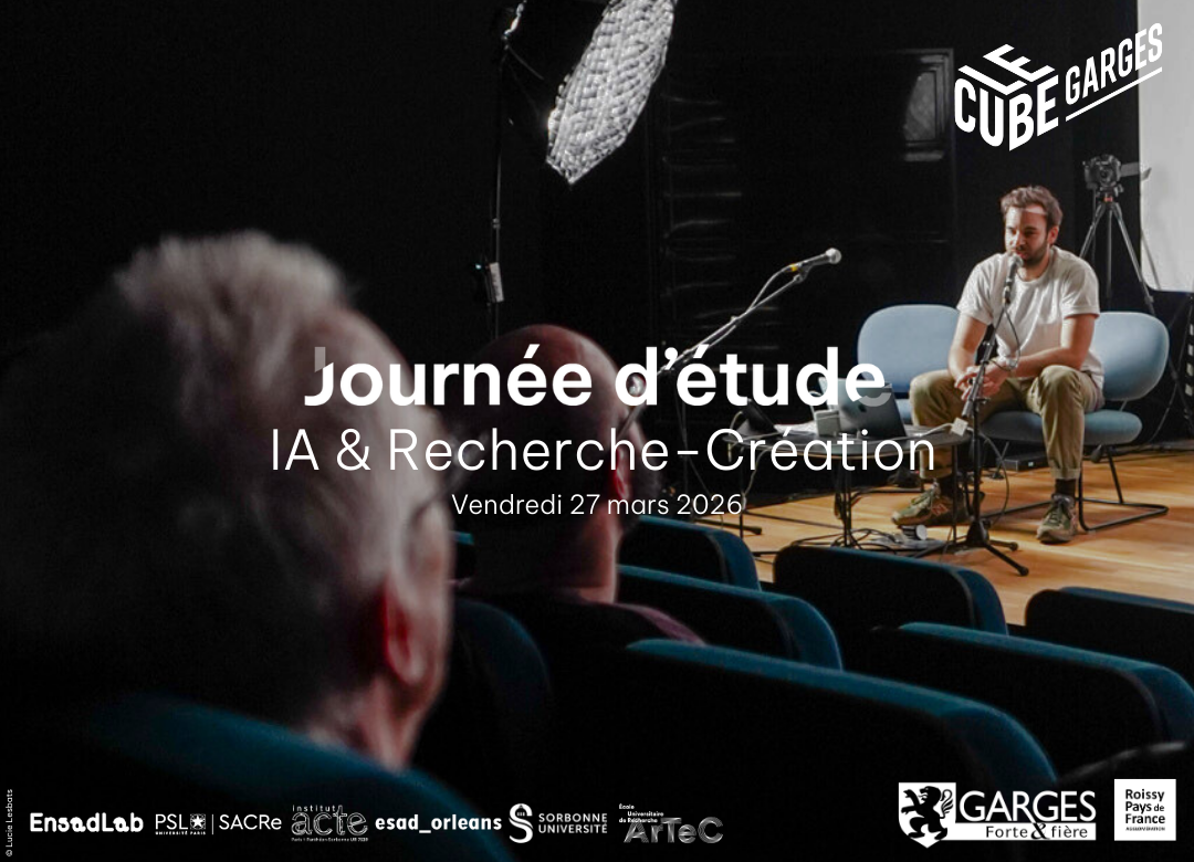 Journée d’étude - IA &amp; Recherche-Création