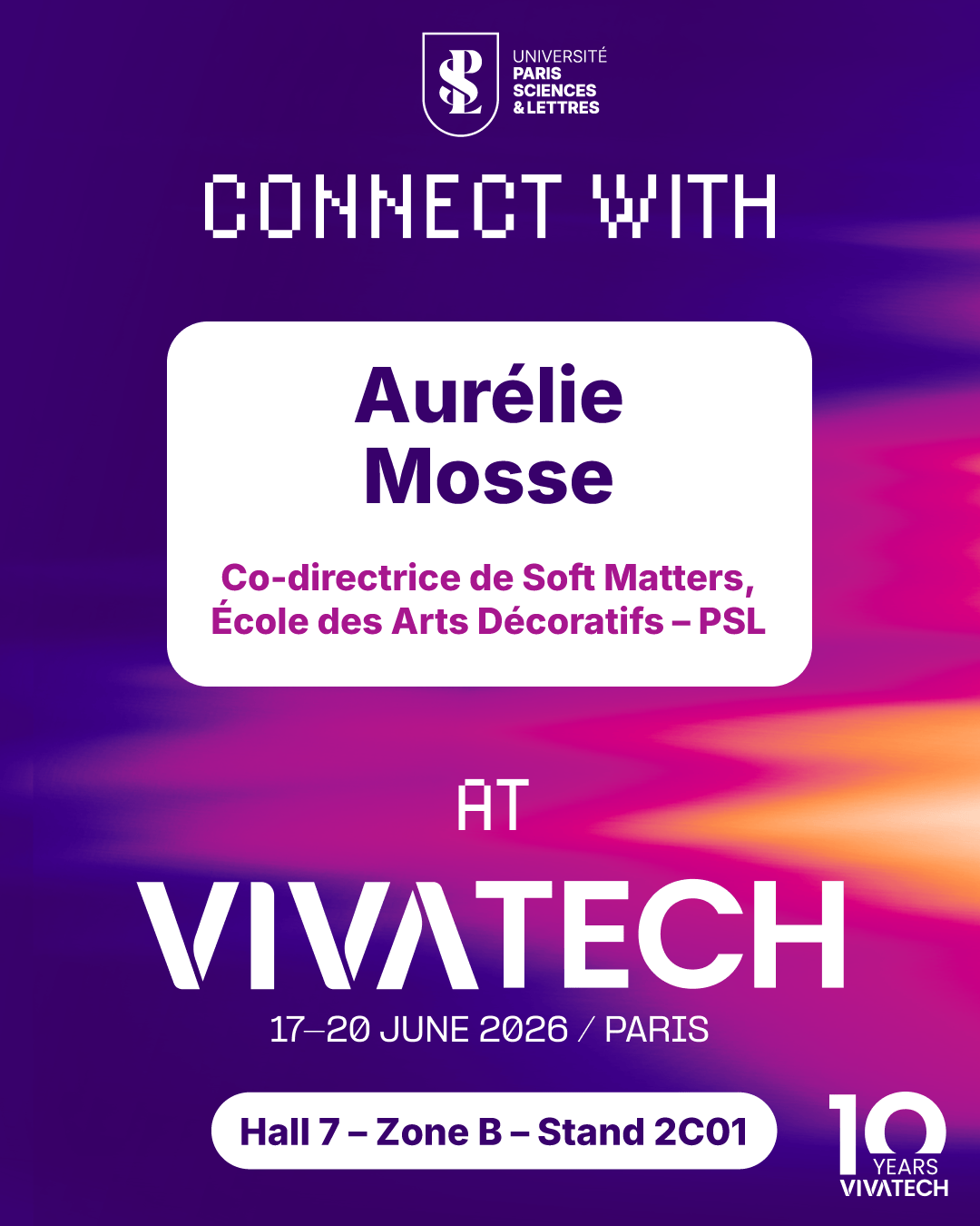 Aurélie Mosse présente ImpressioVivo au salon VivaTech 2026
