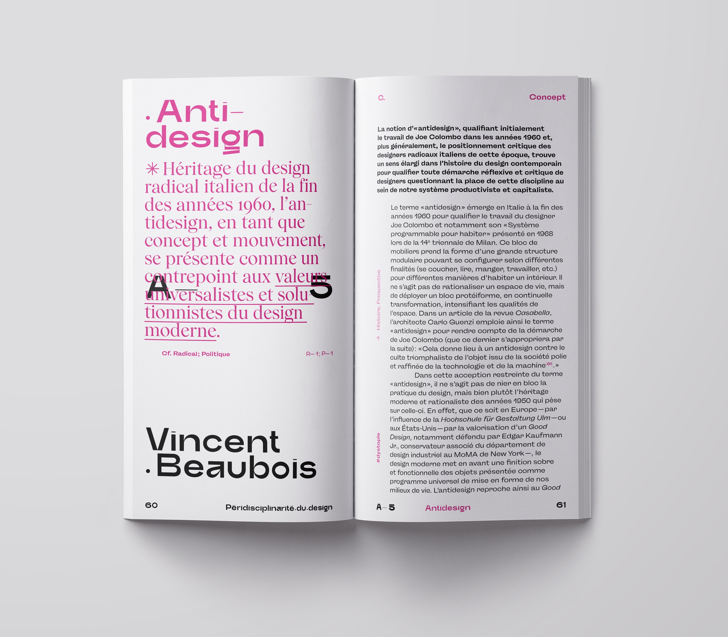 Parution du livre collectif intitulé "Péridisciplinarité du design"