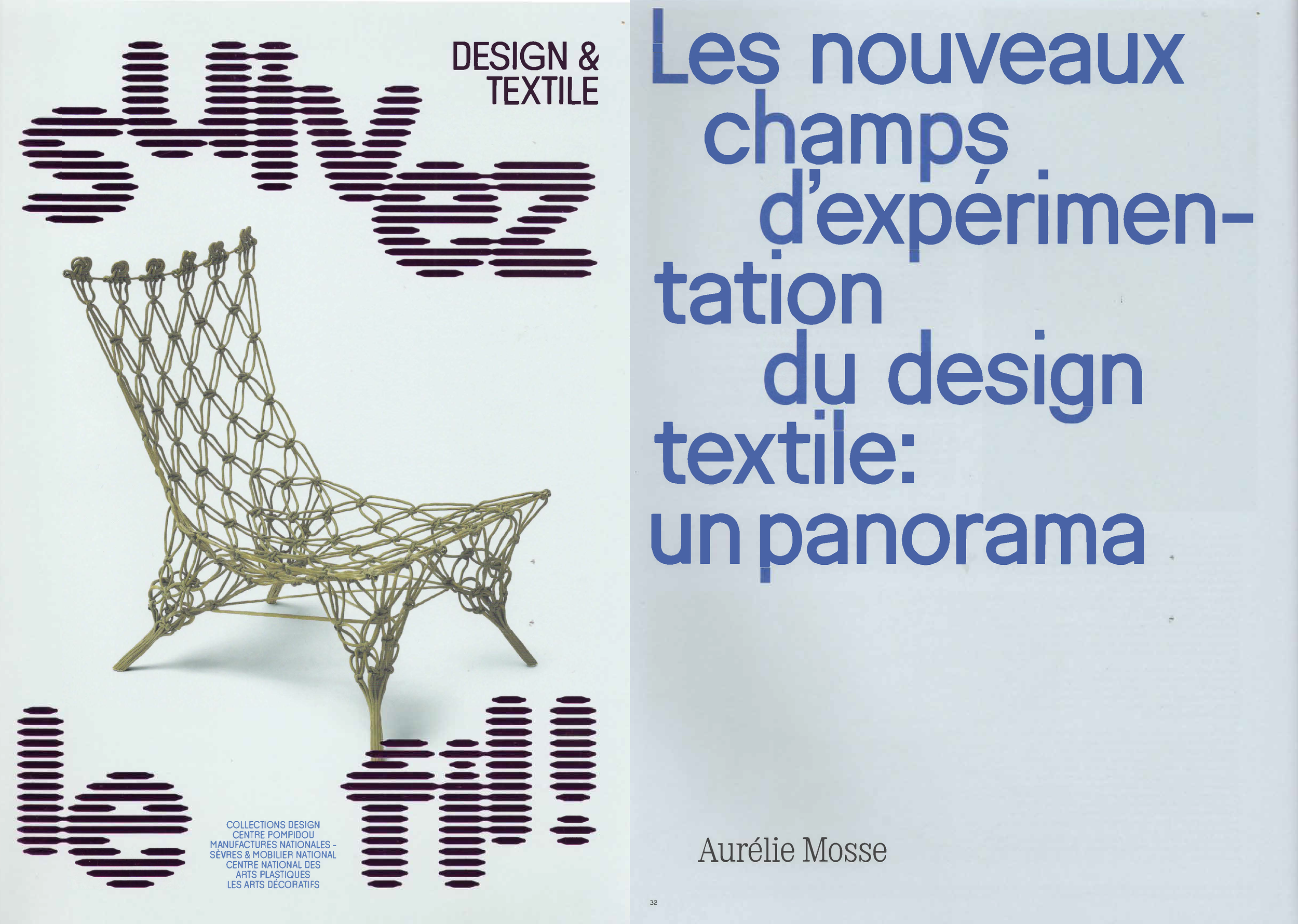 Publication d’Autélie Mosse - Les nouveaux champs d'expérimentation du design textile
