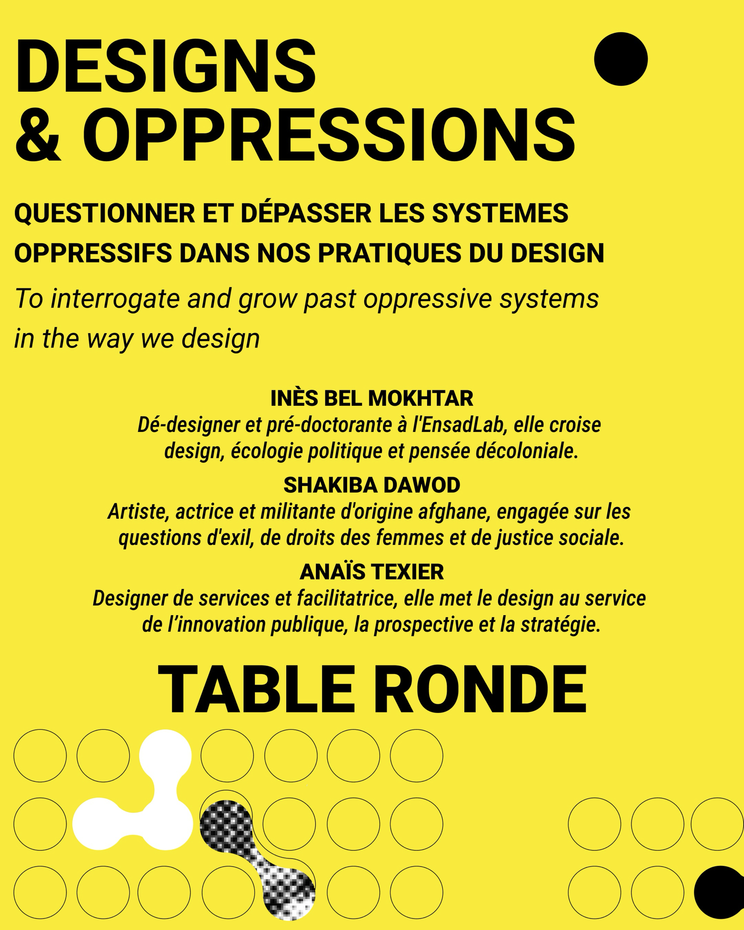 Journée d’étude : Design et oppressions