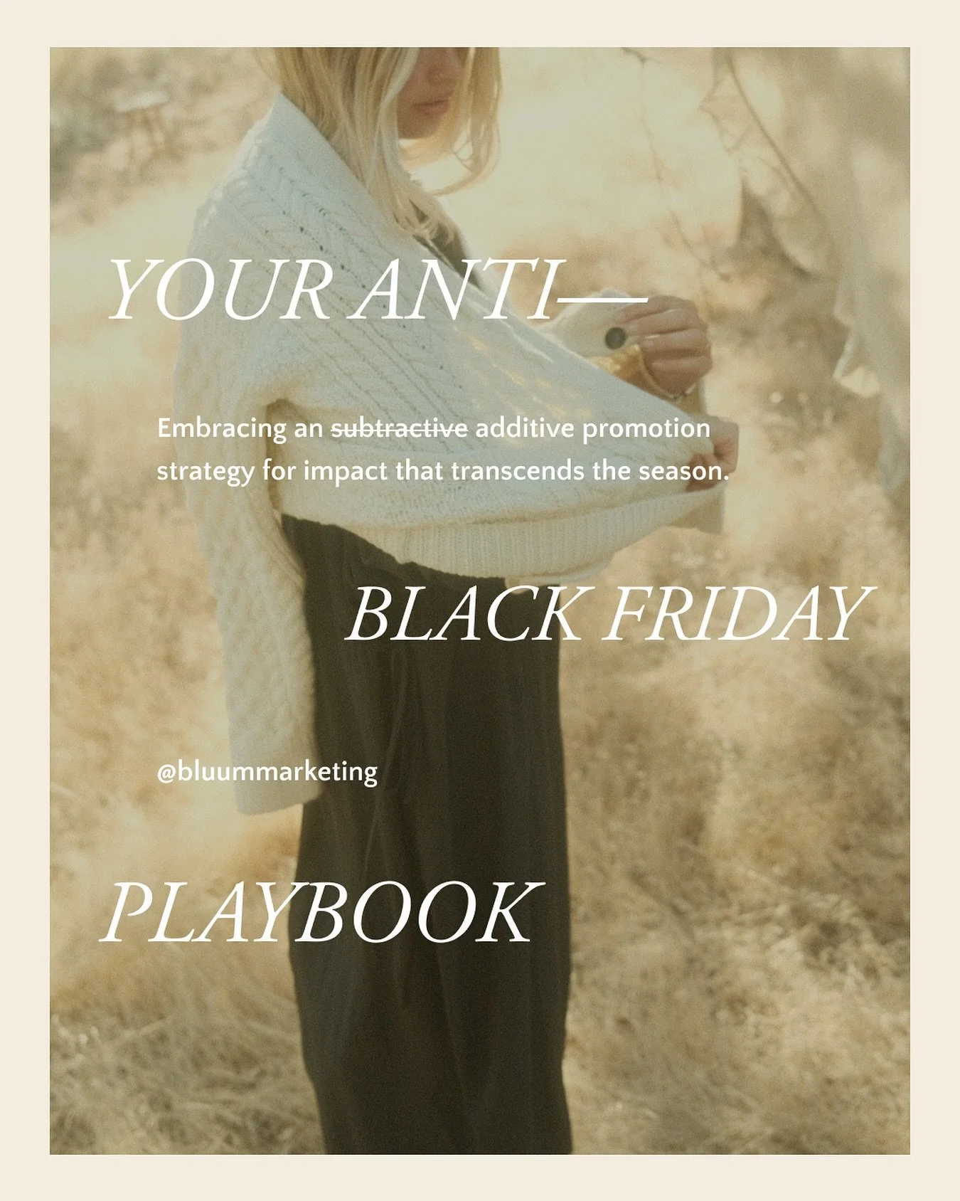 While the eCommerce world races to the bottom with deeper discounts and louder urgency, we offer a different invitation: to create abundance through connection, story, and genuine value that transcends the Black Friday flurry.

Here&rsquo;s what we&r