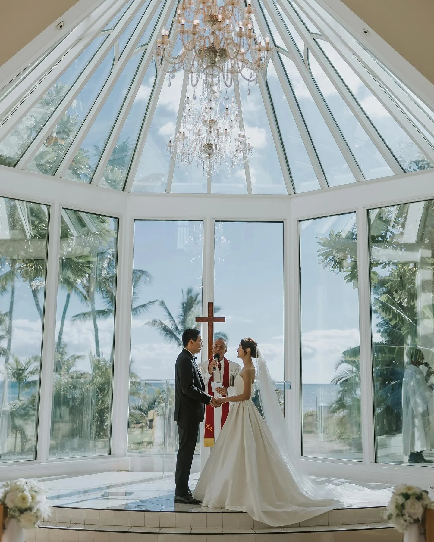 H+I&rsquo;s wedding at Paradise Cove Crystal Chapel in HI
The day all our dreams came true 🤍