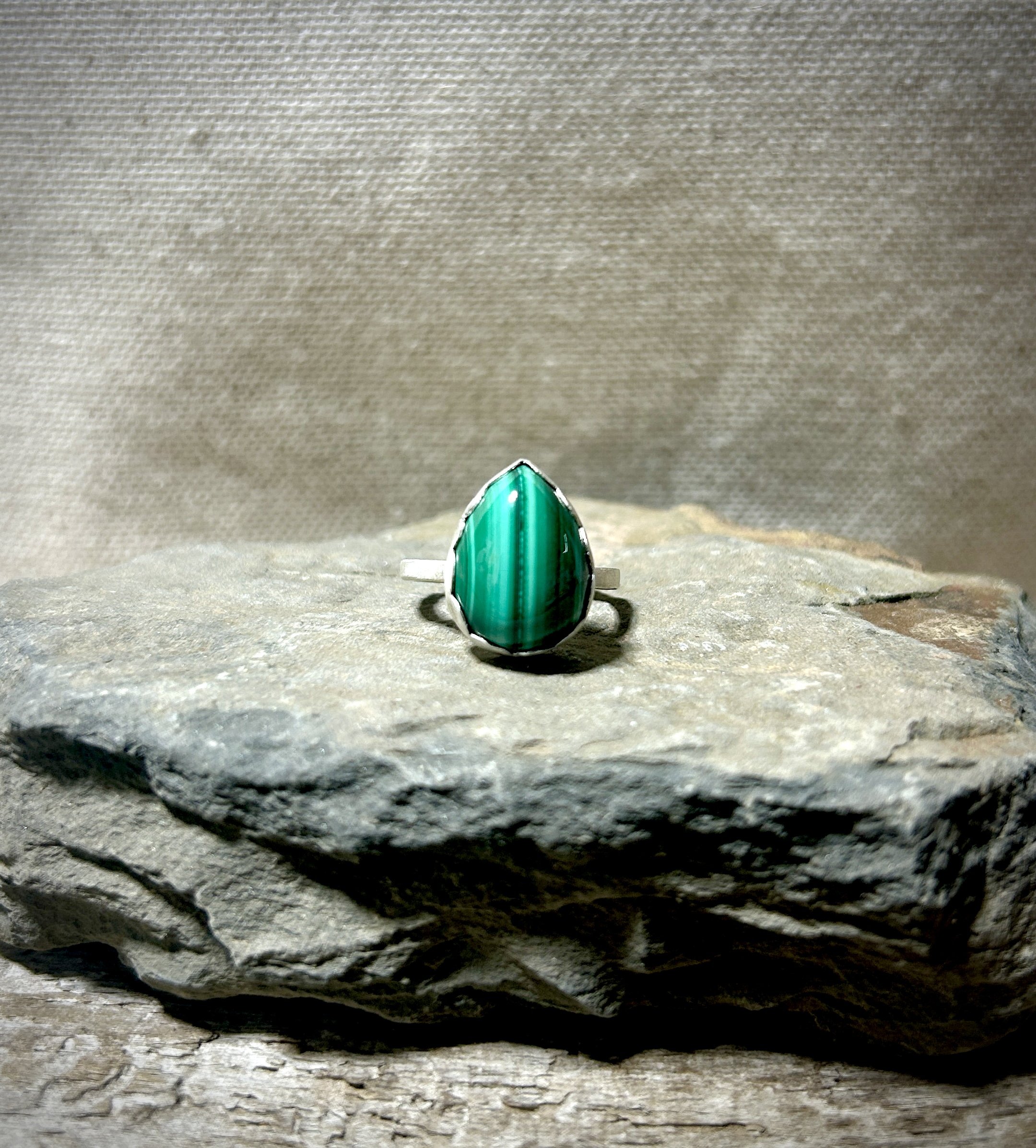 Malachite Teardrop