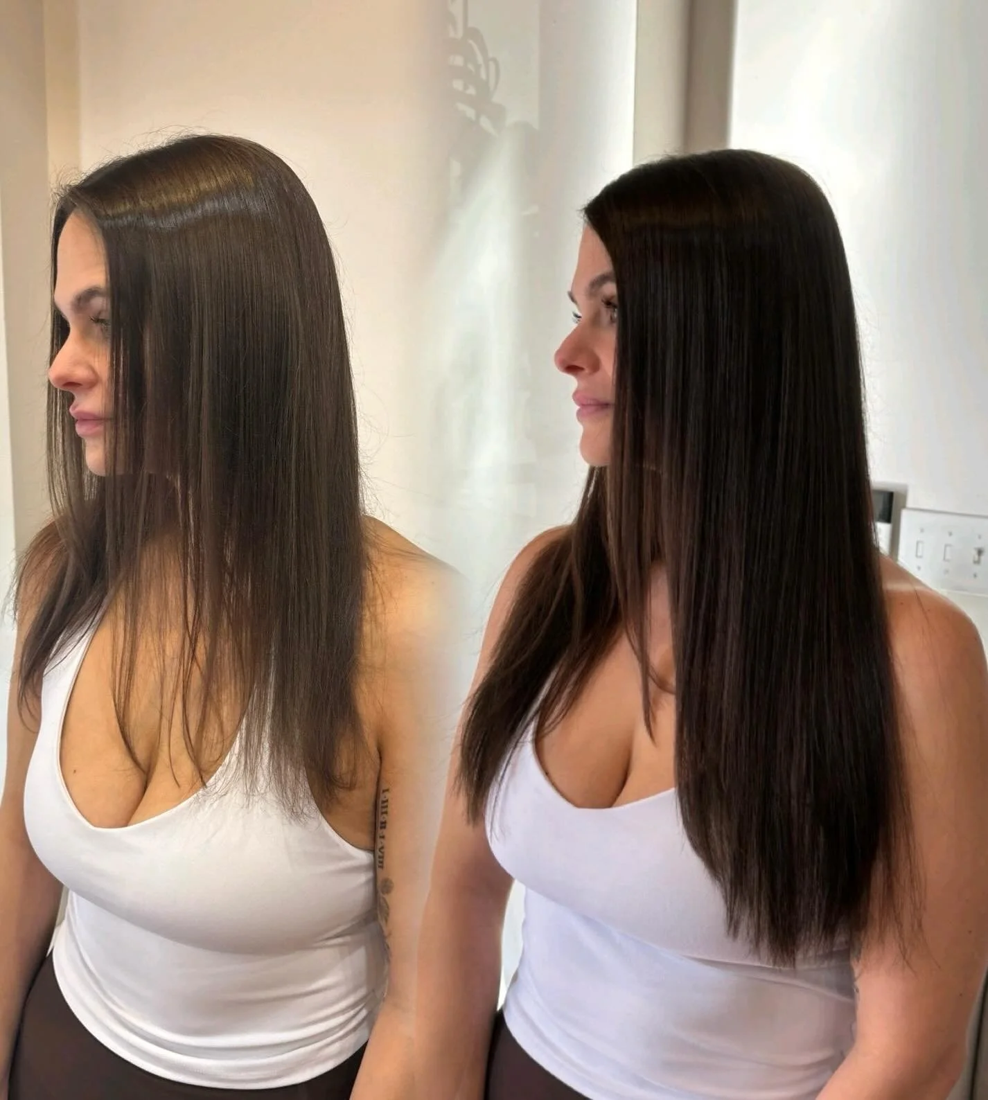 What a difference Extensions can make even when it&rsquo;s mostly for fullness! ✨

Ready for a consultation? Dm me, book online or email me to get your consultation before the holidays 🎄🎊