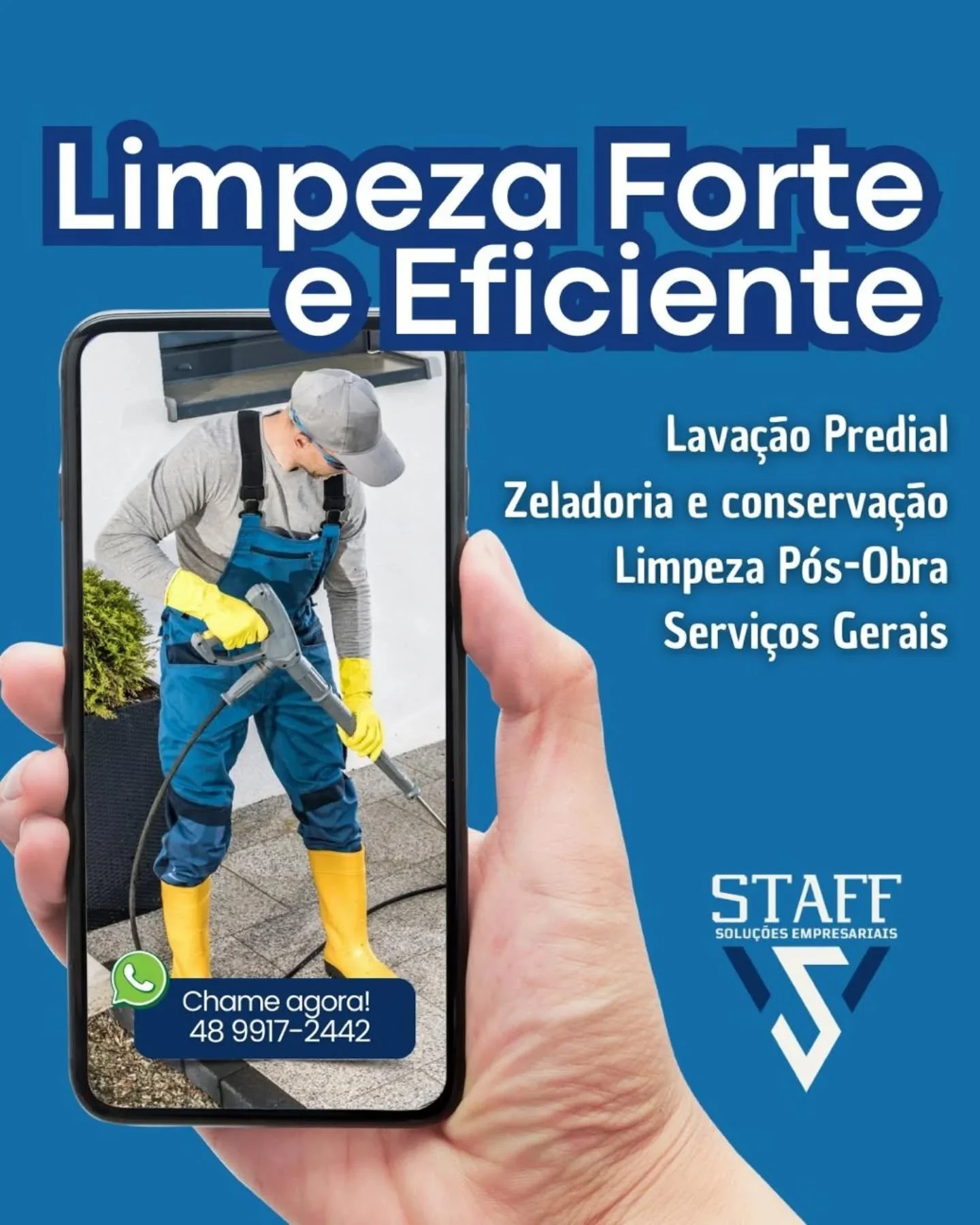 N&atilde;o fa&ccedil;a uma faxina qualquer. Temos uma equipe treinada para limpeza p&oacute;s obra,  limpeza detalhada com qualidade, seu ambiente limpo e pronto para uso.