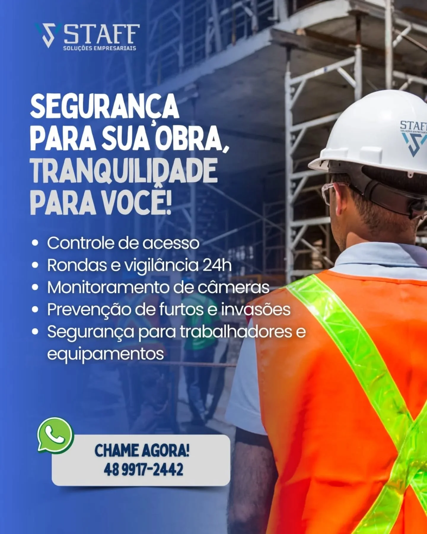 Manter a seguran&ccedil;a patrimonial no&nbsp;canteiro de obras&nbsp;&eacute; crucial para evitar invas&otilde;es nos almoxarifados e furtos de ferramentas, insumos e equipamentos de valor.