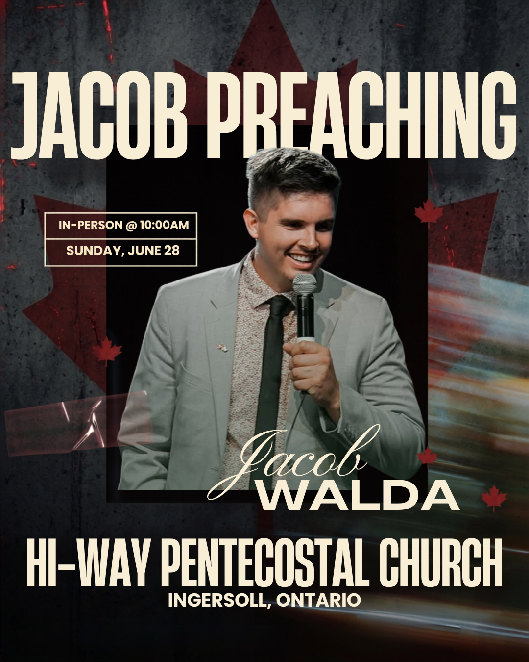 Jacob Preaching at Hi-Way Pentecostal Church