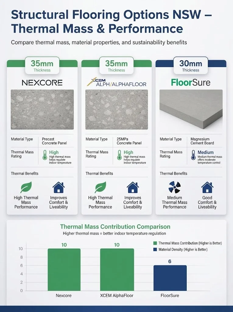 Emerging alternatives to XCEM AlphaFloor for suspended floors in NSW
