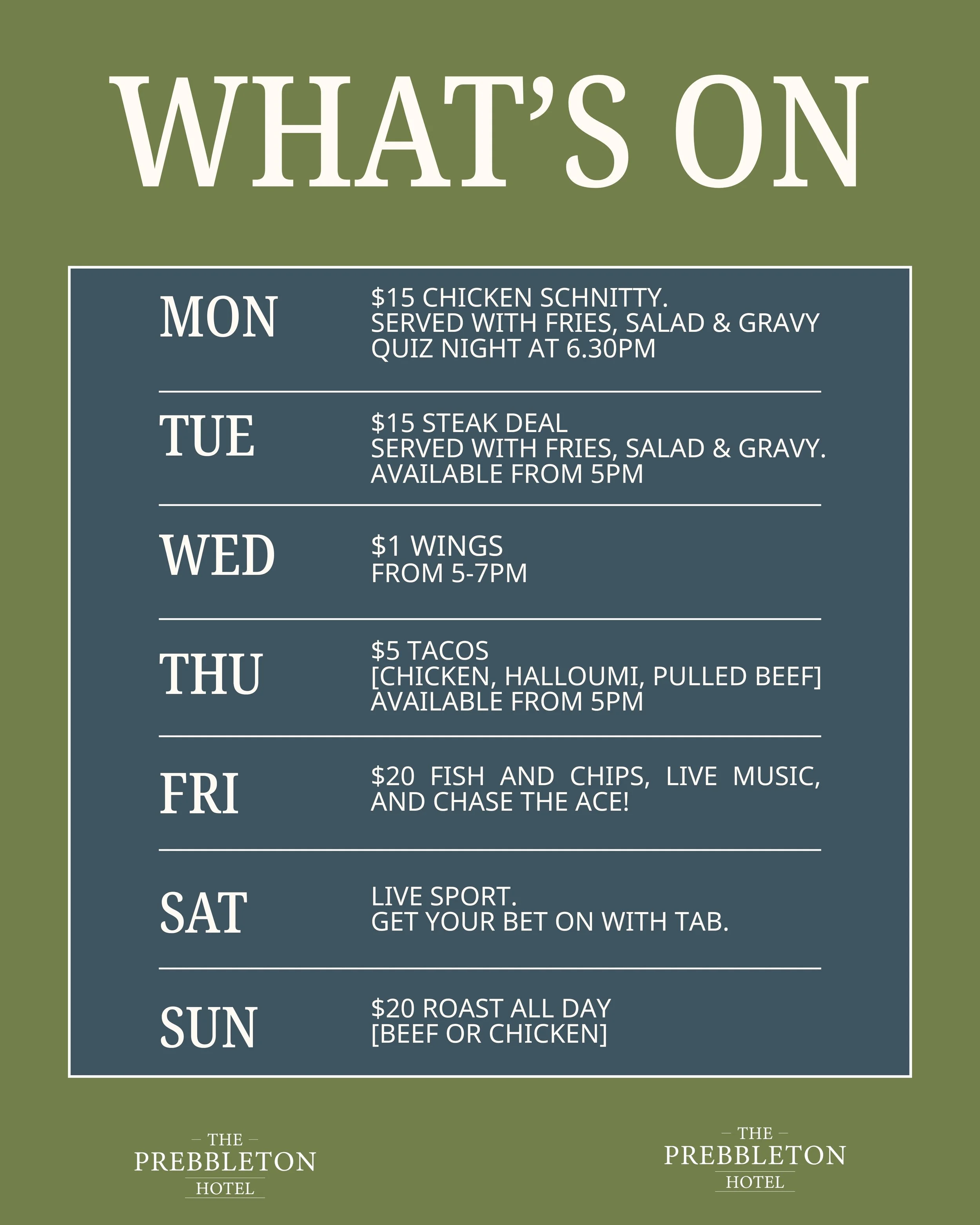 Weekly Rituals