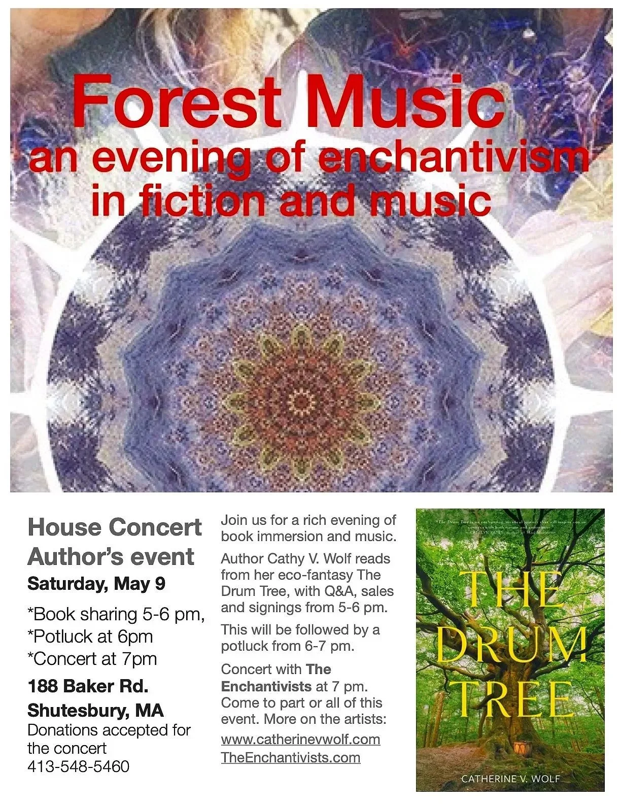 Forest Music -- a house concert and author event