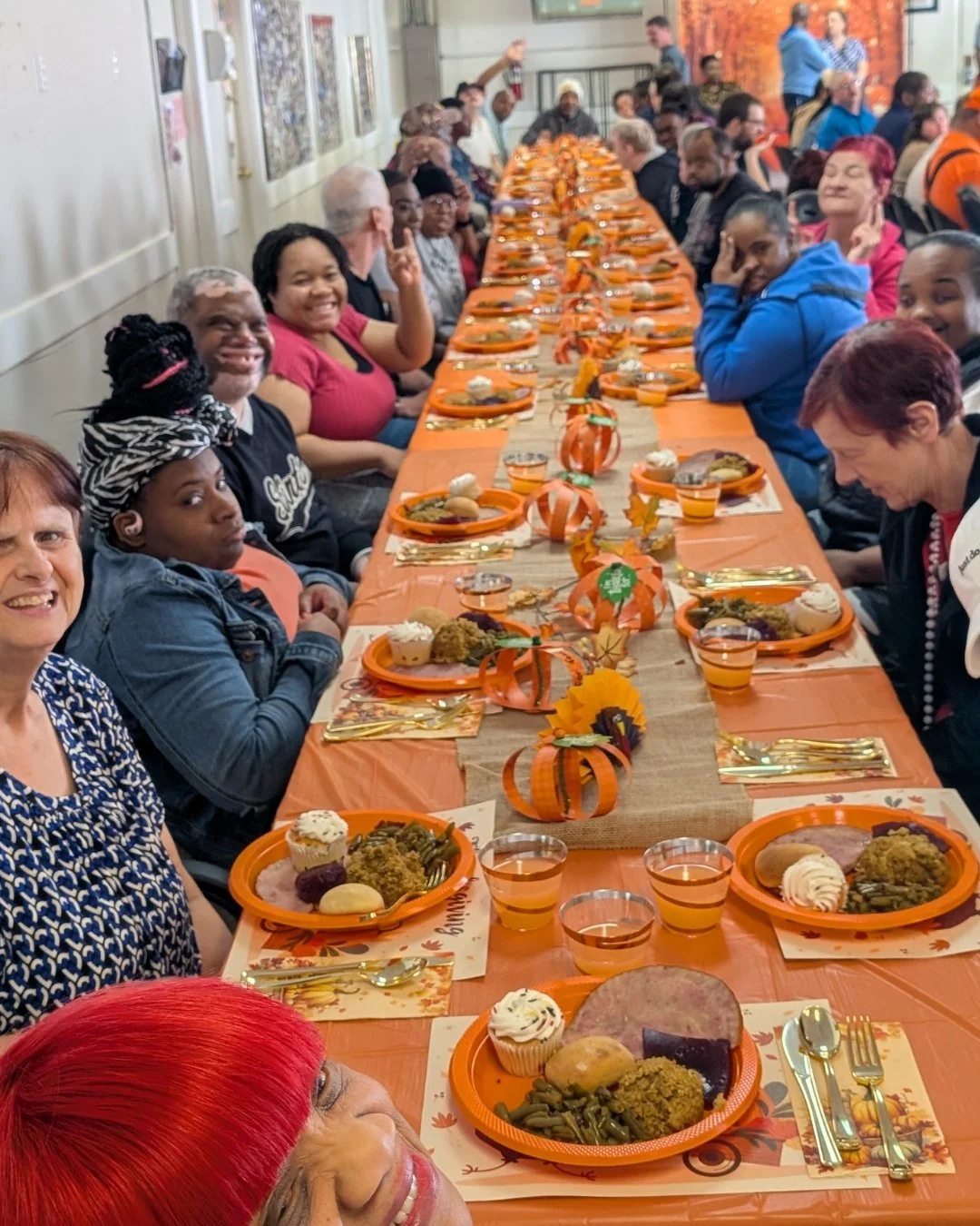 Happy Thanksgiving!!🦃 We celebrated at our James Conly Center with our annual Thanksgiving Lunch. We would like to thank Brooks May and Greg Lott, members of our Foundation Board of Trustees, for joining us at lunch!

We are always so thankful for o