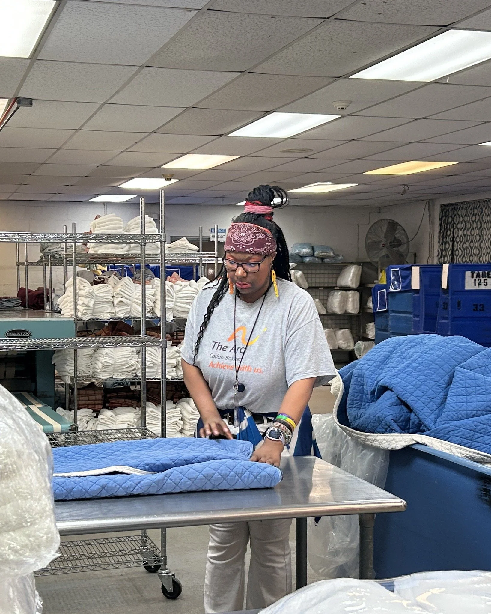 Due to our partnership with the AbilityOne program, through SourceAmerica (Central Nonprofit Agency), we are able to hire people with disabilities at Frost Industries. Workers are able to find meaningful careers across three primary departments. We s