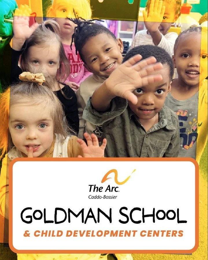 🎨Introducing the NEW LOGO for The Arc Caddo-Bossier&rsquo;s Goldman School &amp; Child Development Centers!

Goldman School &amp; Child Development Centers are the ONLY centers of our kind in Louisiana! Our unique model, serving children with and wi