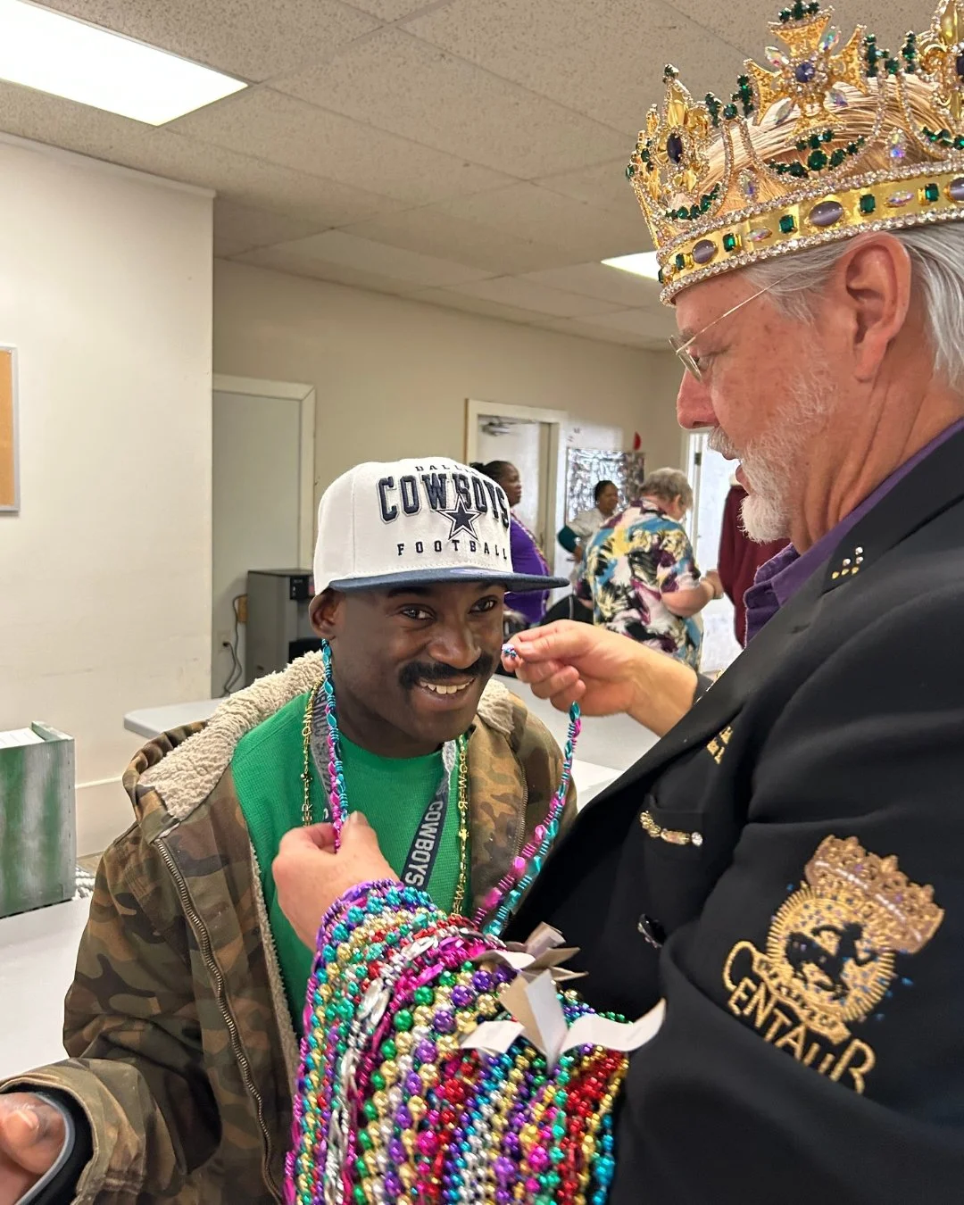 Today The Krewe of Centaur celebrated Mardi Gras at our Conly Day program!💜💚💛 We would like to thank them for celebrating with us!

If you are a local Krewe and would like to bring your Mardi Gras festivities to one of The Arc Caddo-Bossier's prog