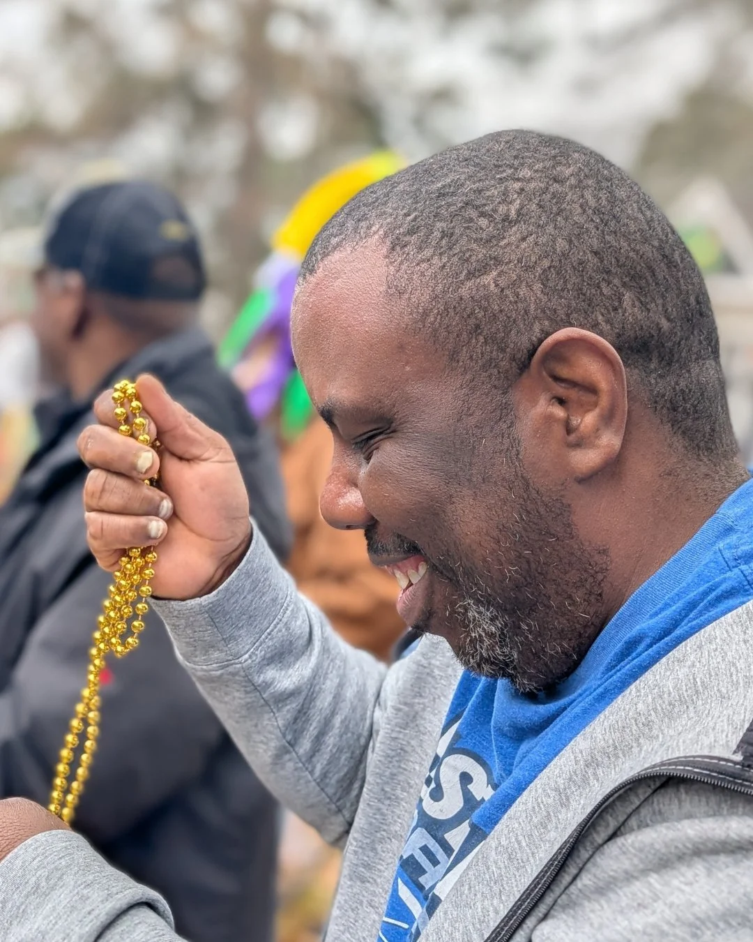 A huge thank you to Avalon, Mallory, and friends for welcoming our CLE (Community Life Engagement) group to their lawn this past Sunday for the Krewe of Highland Parade. Thank you for showing us what true inclusion looks like! Their kindness gave eve