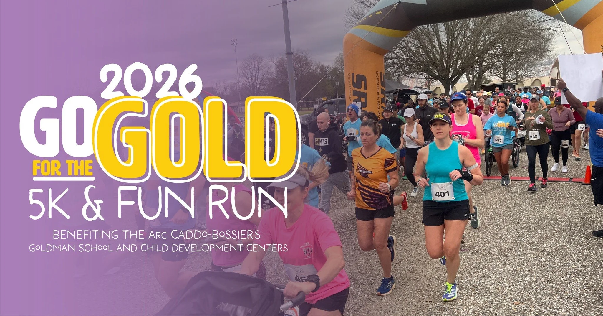 The Arc Caddo-Bossier Invites Community to Lace Up for the Annual Go for the Gold 5K &amp; ½ Mile Fun Run
