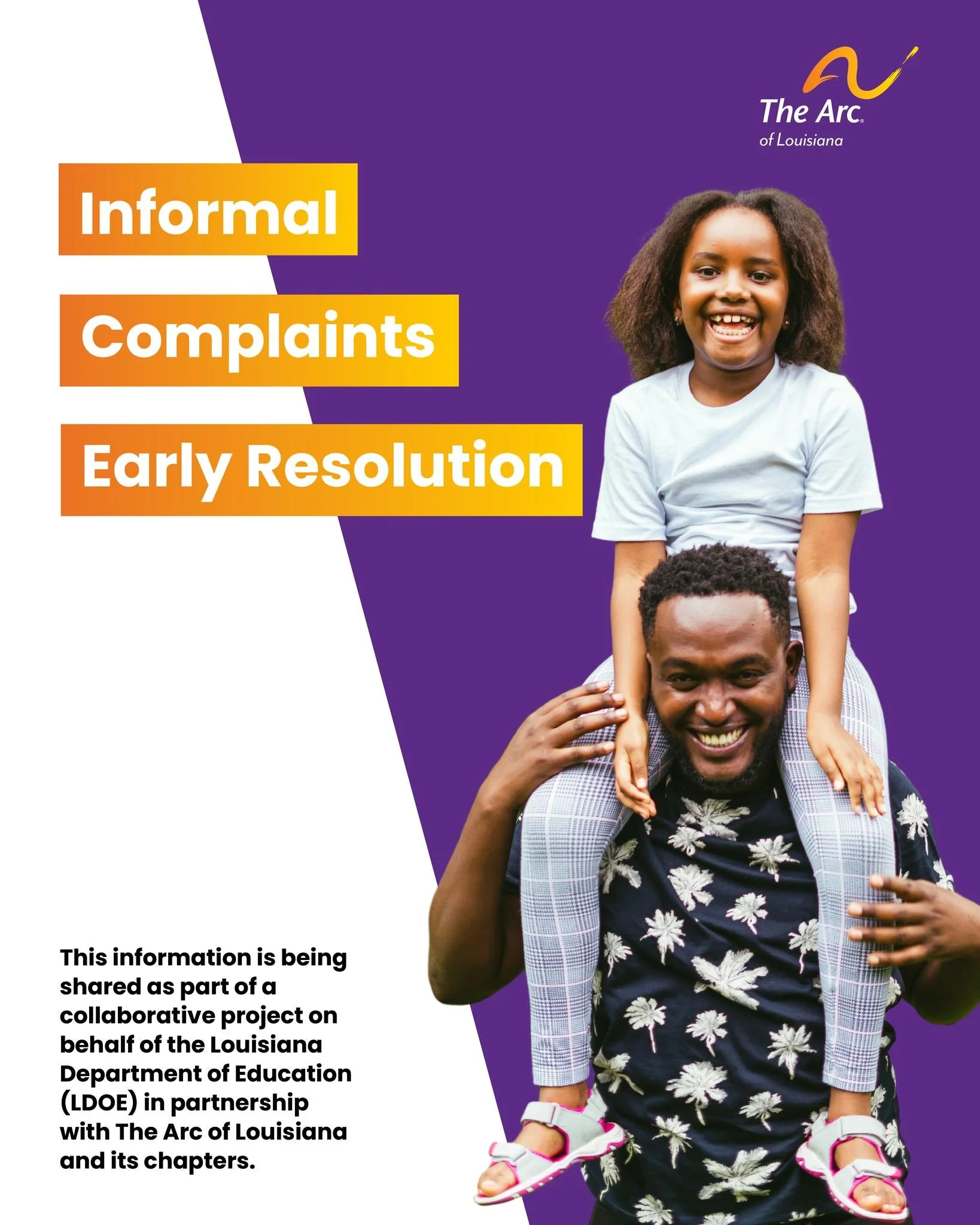 The Arc Caddo-Bossier is a part of a collaborative project on behalf of the Louisiana Department of Education (LDOE) in partnership with The Arc of Louisiana!🧡💛 In the coming weeks, we will be sharing helpful information with you here, like this gu