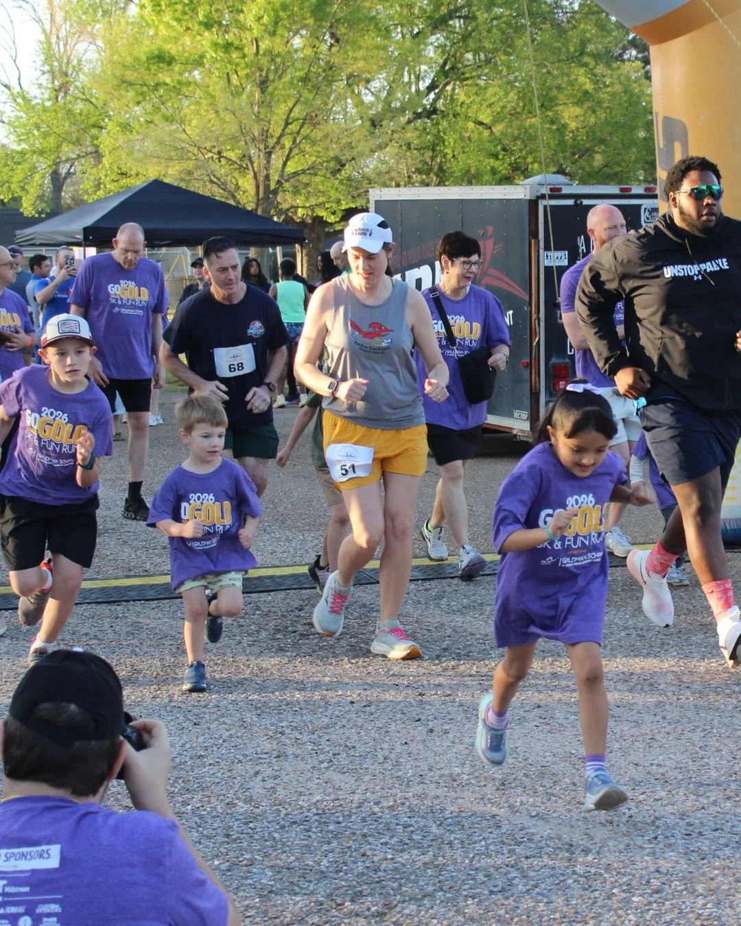We had an absolute blast this Saturday at Go for the Gold 5K &amp; Fun Run Benefiting The Arc Caddo-Bossier's Goldman School and Child Development Centers!🏃&zwj;♀️🏃&zwj;♂️ Thank you to our staff, volunteers, sponsors, local partners at Ainsley's An