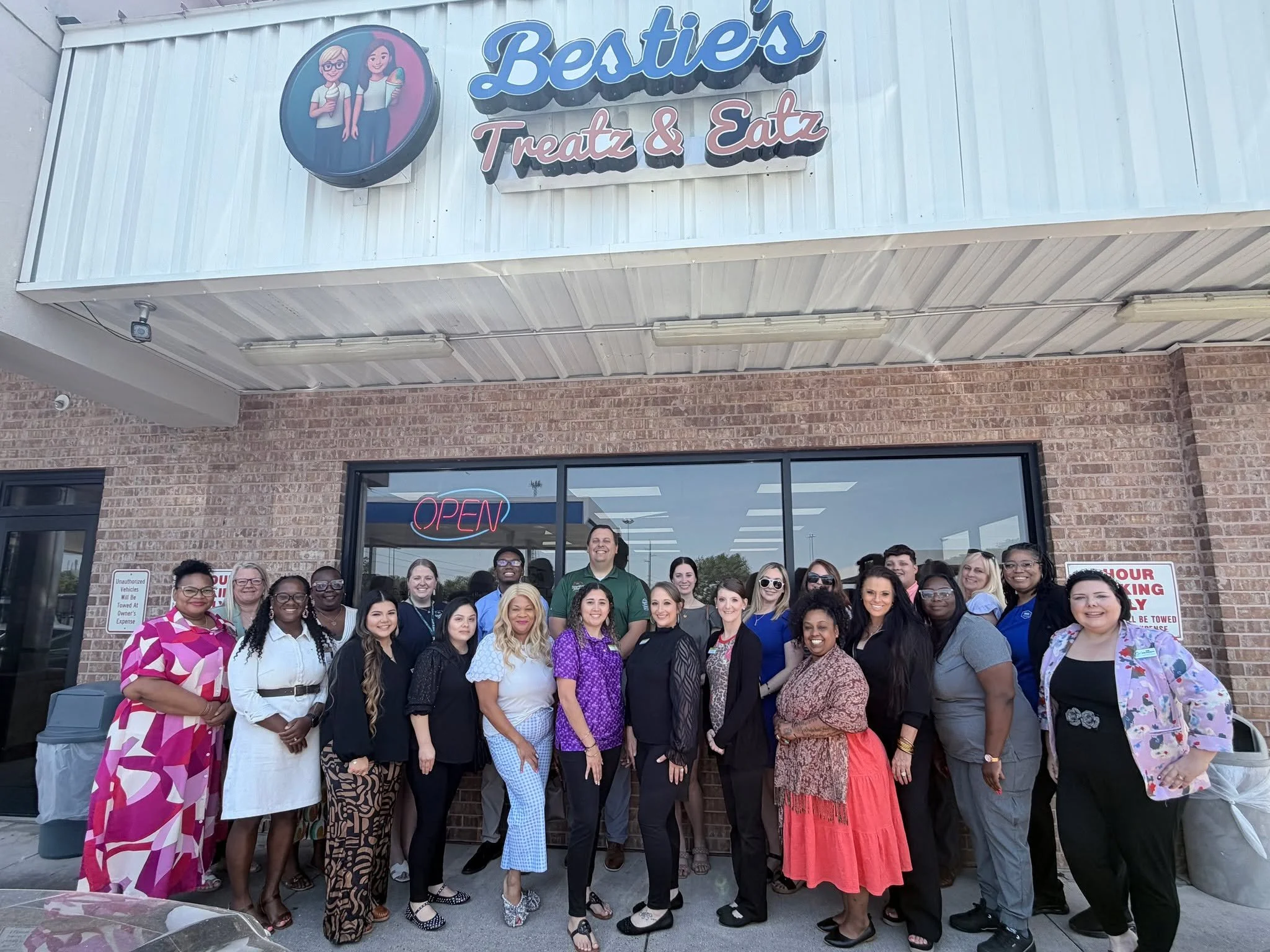 Deidre McVay-Schulmeister, our Director of Donor &amp; Community Engagement visited Bestie's Treatz &amp; Eatz in Bossier to speak with members of the Shreveport-Bossier Hotel Lodging Association about our programs and services, as well as ways to pa
