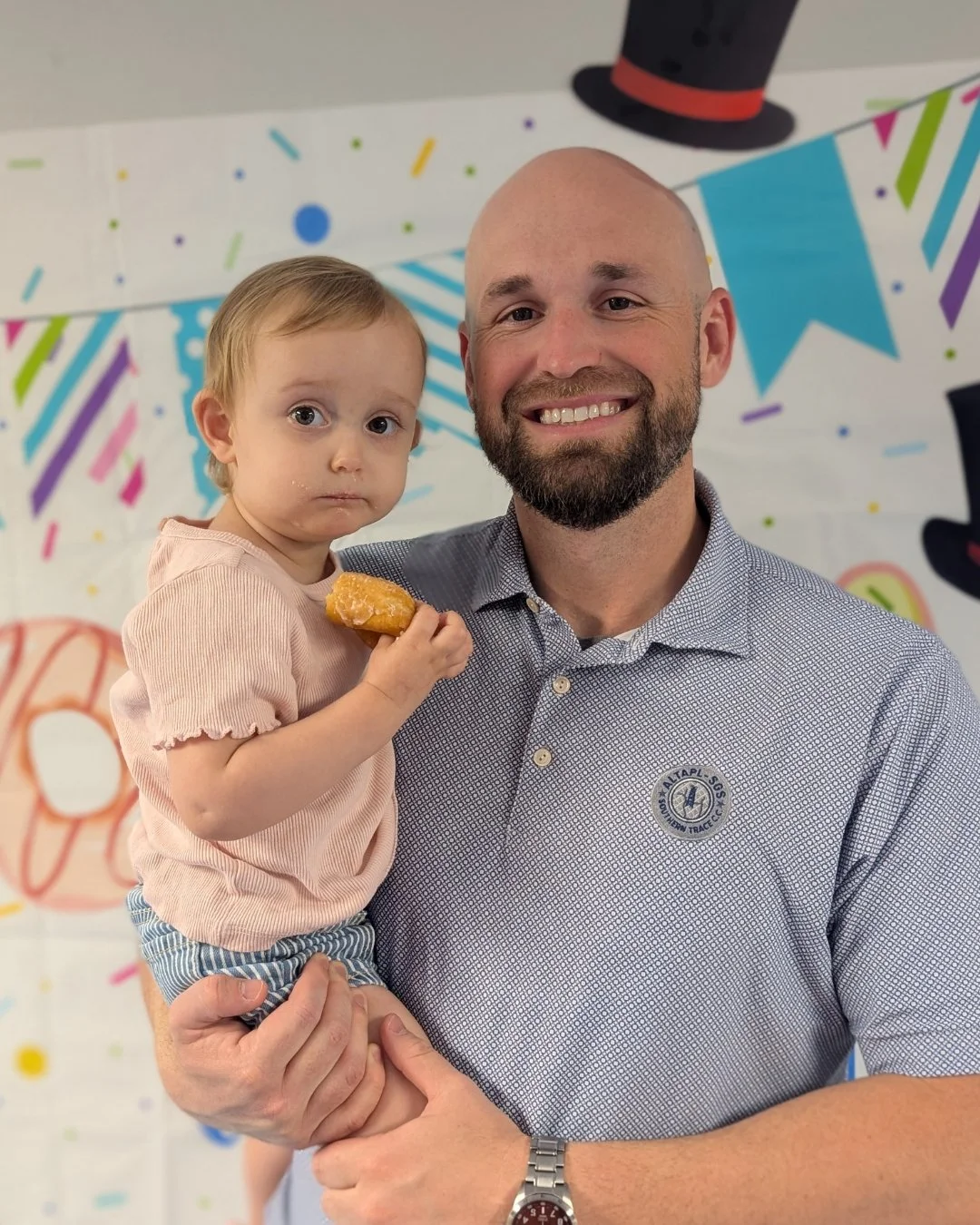We hope you all had a Happy Father's Day!🧡 We celebrated at our Goldman School and Child Development Centers last week by having Donuts with Dad!🍩