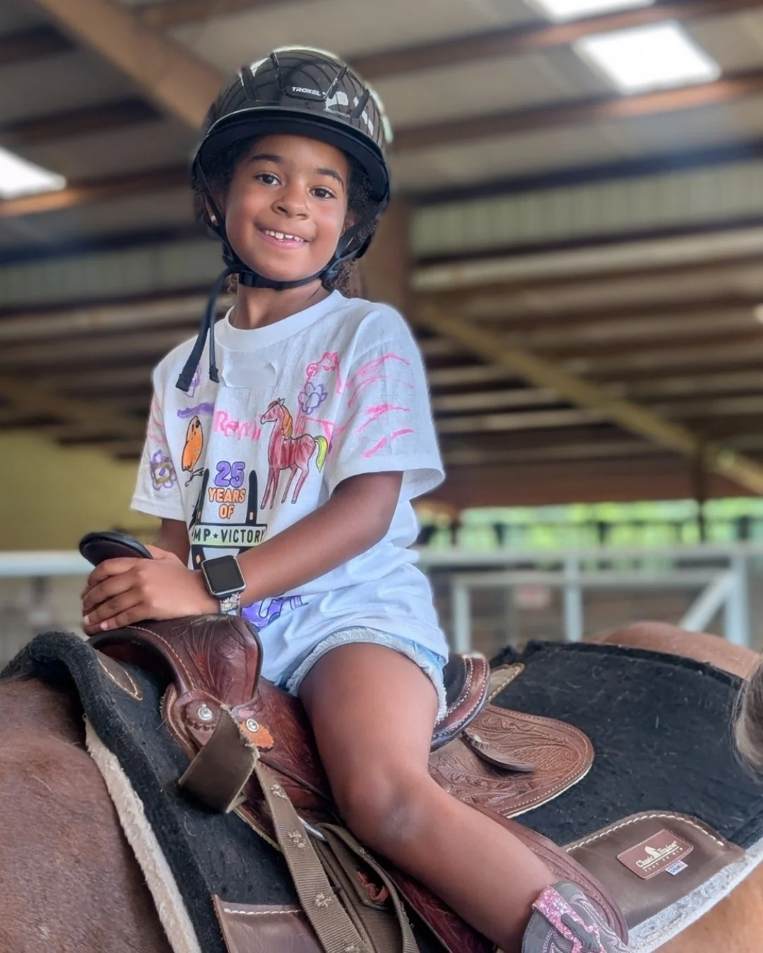 We had so much fun at Camp Victory Week 1!🐴 Campers got to do activities like interactive reading with United Way of Northwest Louisiana, learning about nature with Walter B. Jacobs Memorial Nature Park, trail rides, and more!

Camp Victory is an in