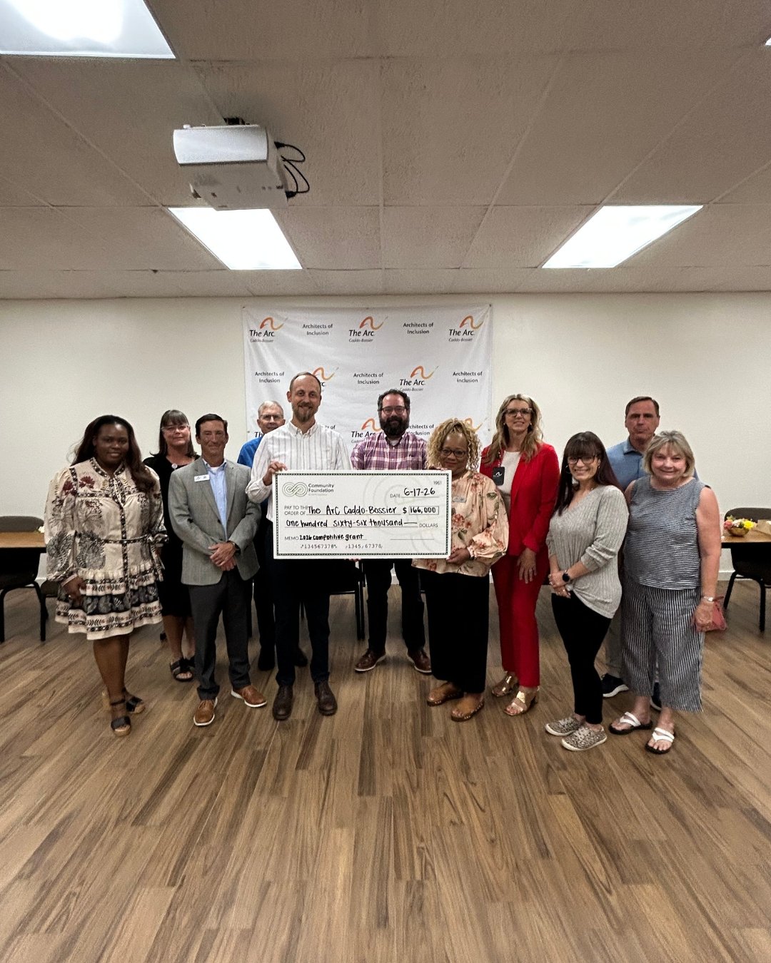 A special thank you to the Community Foundation of North Louisiana for awarding The Arc Caddo-Bossier a $166,000 grant in support of our Goldman School and Child Development Centers! This gift was made possible through the Stiles Mineral Reserve Fund