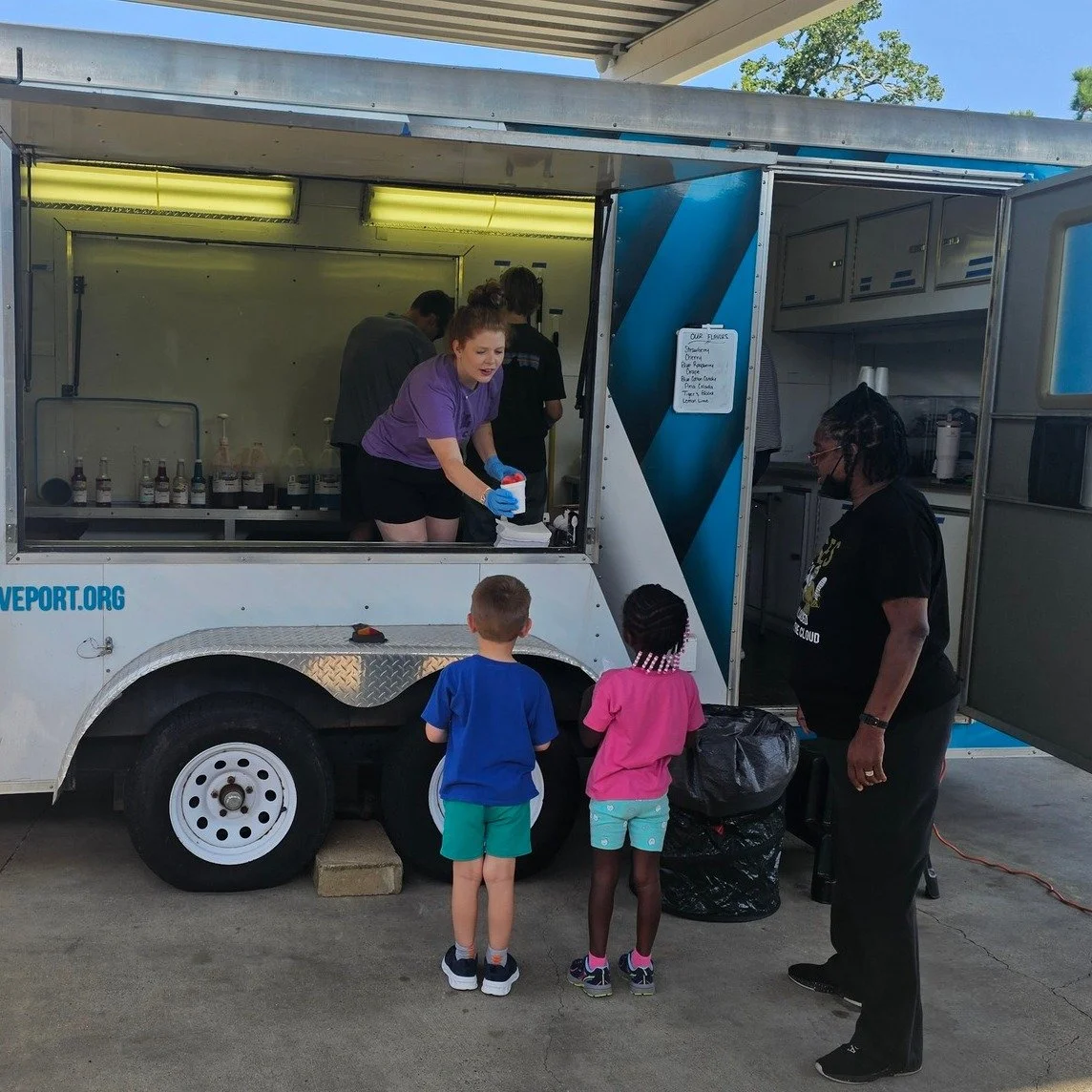 First Baptist Church stopped in on a hot day last week to serve up snow cones to our students at The Arc Caddo-Bossier's Goldman School and Child Development Centers.  The only thing more exciting than the community showing up to support the people a