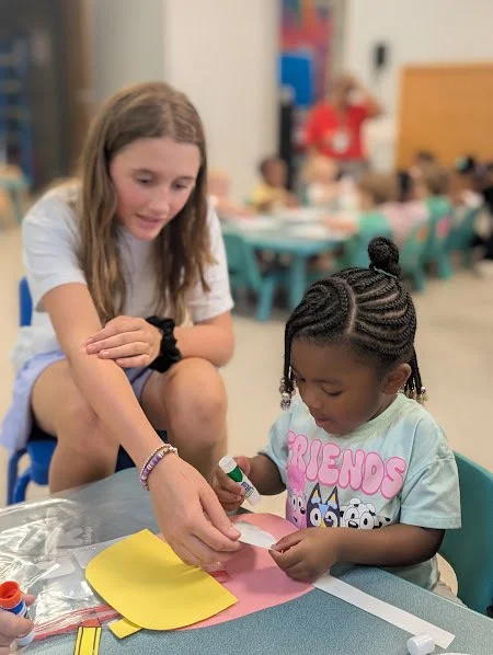 St. Marks' Cathedral School visited the Goldman campuses today.  Students came to read books to our students and flex their creativity with some hands-on art!  We love when the community comes out to our programs.  It's always a rewarding time when i