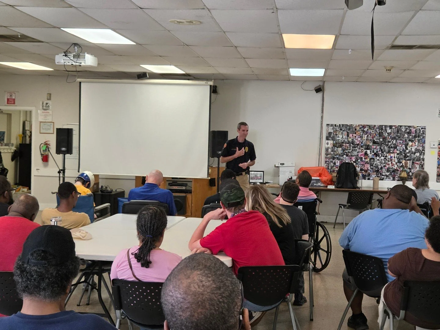 We were thrilled to welcome a very special visitor to our Conly Day Program last week: Jeffrey Witte, one of the esteemed Fire Prevention Officers, with the Shreveport Fire Department 🚒

Participants had the wonderful opportunity to learn about fire