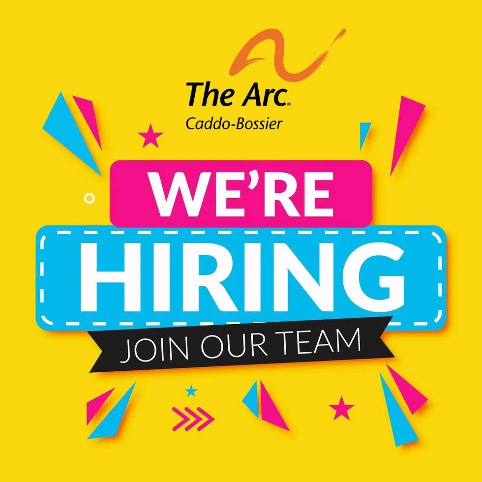We're hiring! 📣

The Arc Caddo-Bossier has openings across Goldman School, our community homes, Frost Industries, the GREAT program, and more. How many jobs let you see the difference you're making in real time?

See every open position and apply: h