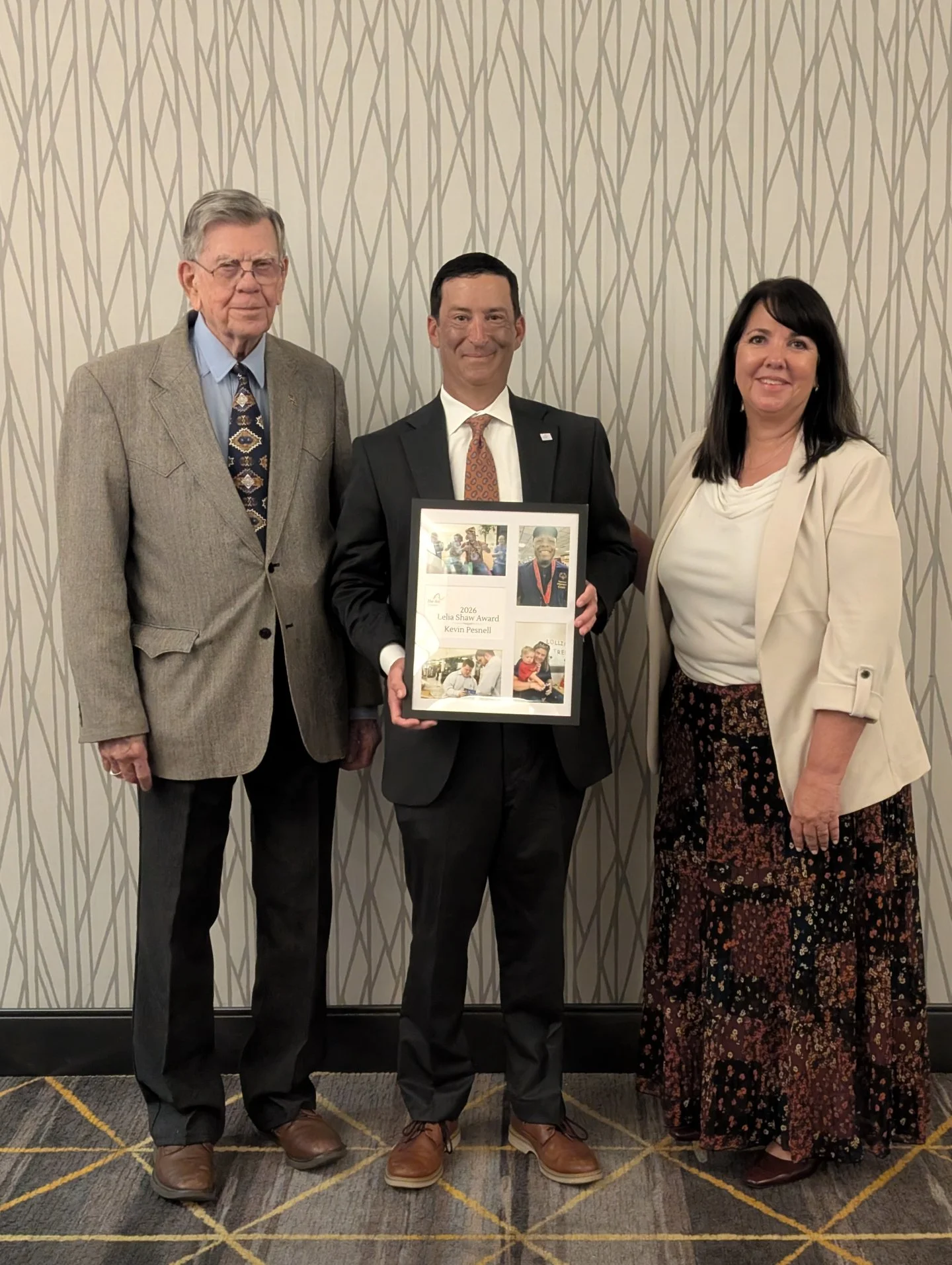 Congratulations to Kevin Pesnell, recipient of The Arc of Louisiana's Leila Shaw Award! 🏆🧡

Since joining our Board of Directors in 2016, Kevin has served as Treasurer, Vice President, and now President, and he willingly stepped up for a third cons