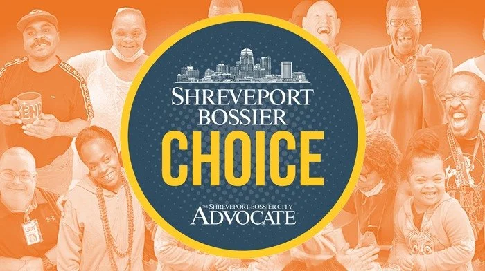 Thank you, Shreveport-Bossier! 🏆💛

This year's Shreveport-Bossier Choice Awards are decided by public vote, and our community showed up for us in a big way. The Arc Caddo-Bossier placed three times:

🥇 Gold: Best Nonprofit Organization
🥉 Bronze: 