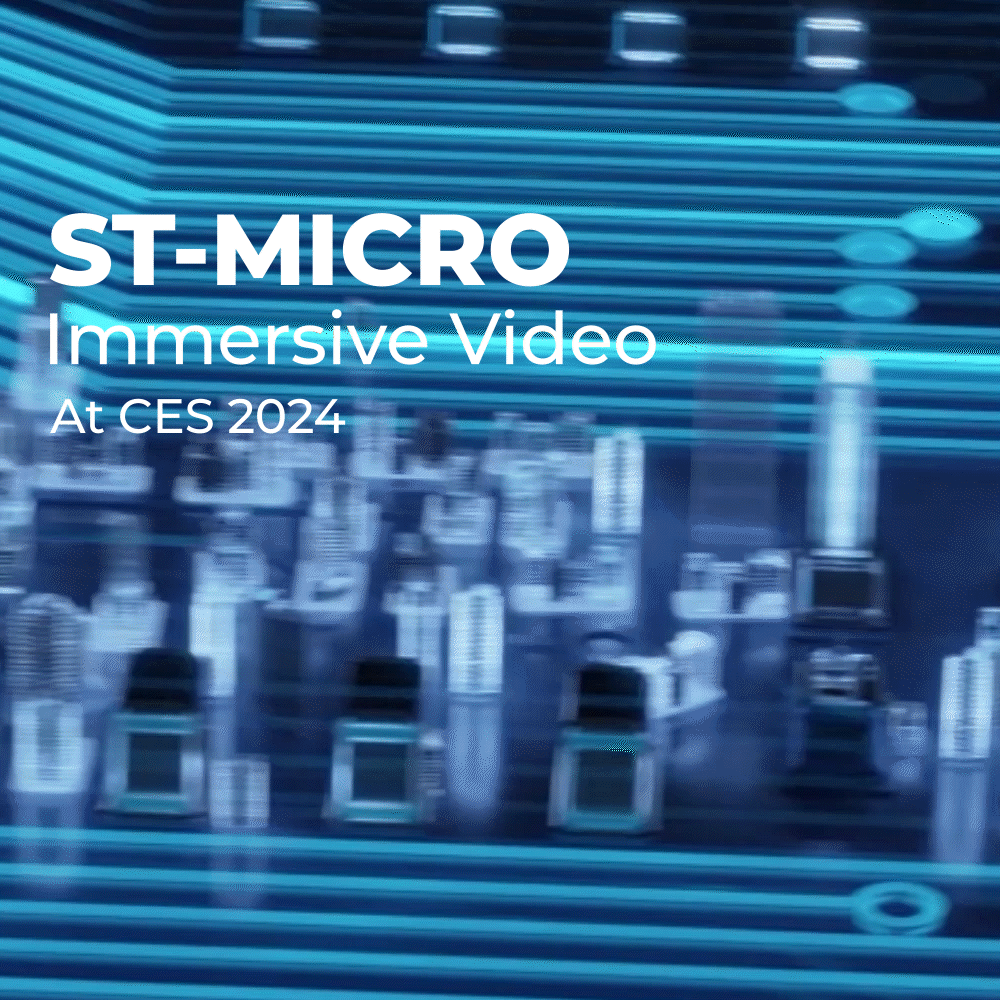 ST-MICRO Immersive Video At CES 2024
