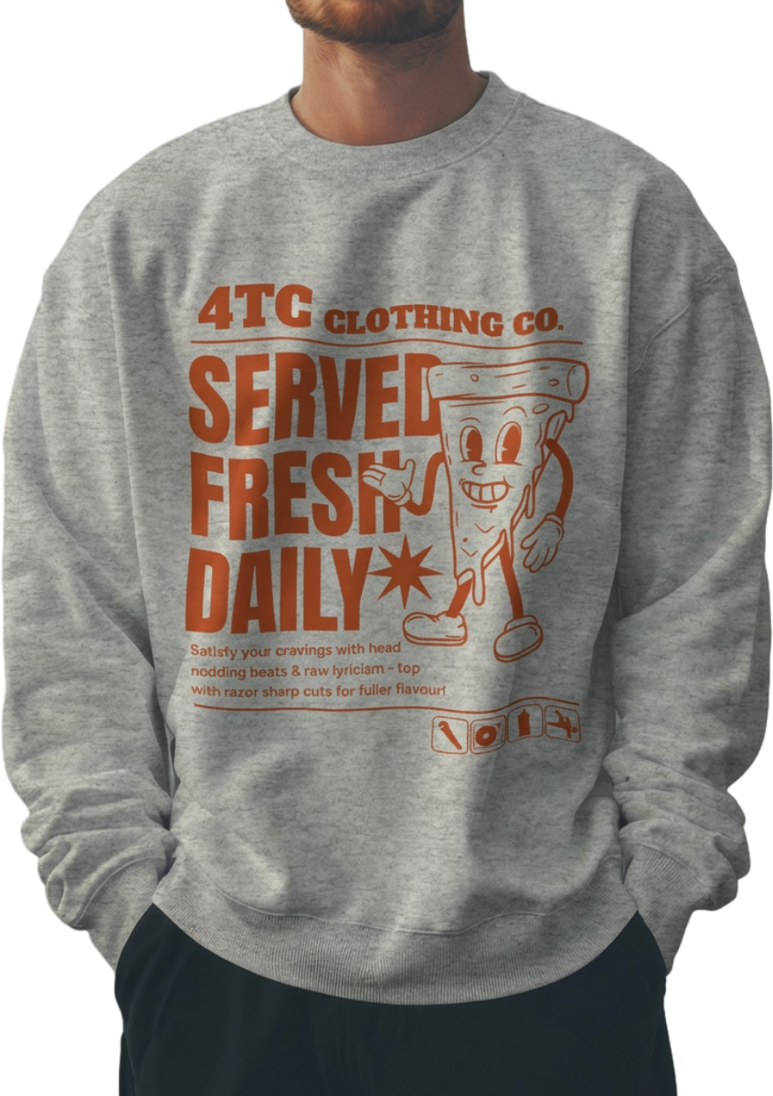 4TC Served Fresh Daily Heavyweight Sweater